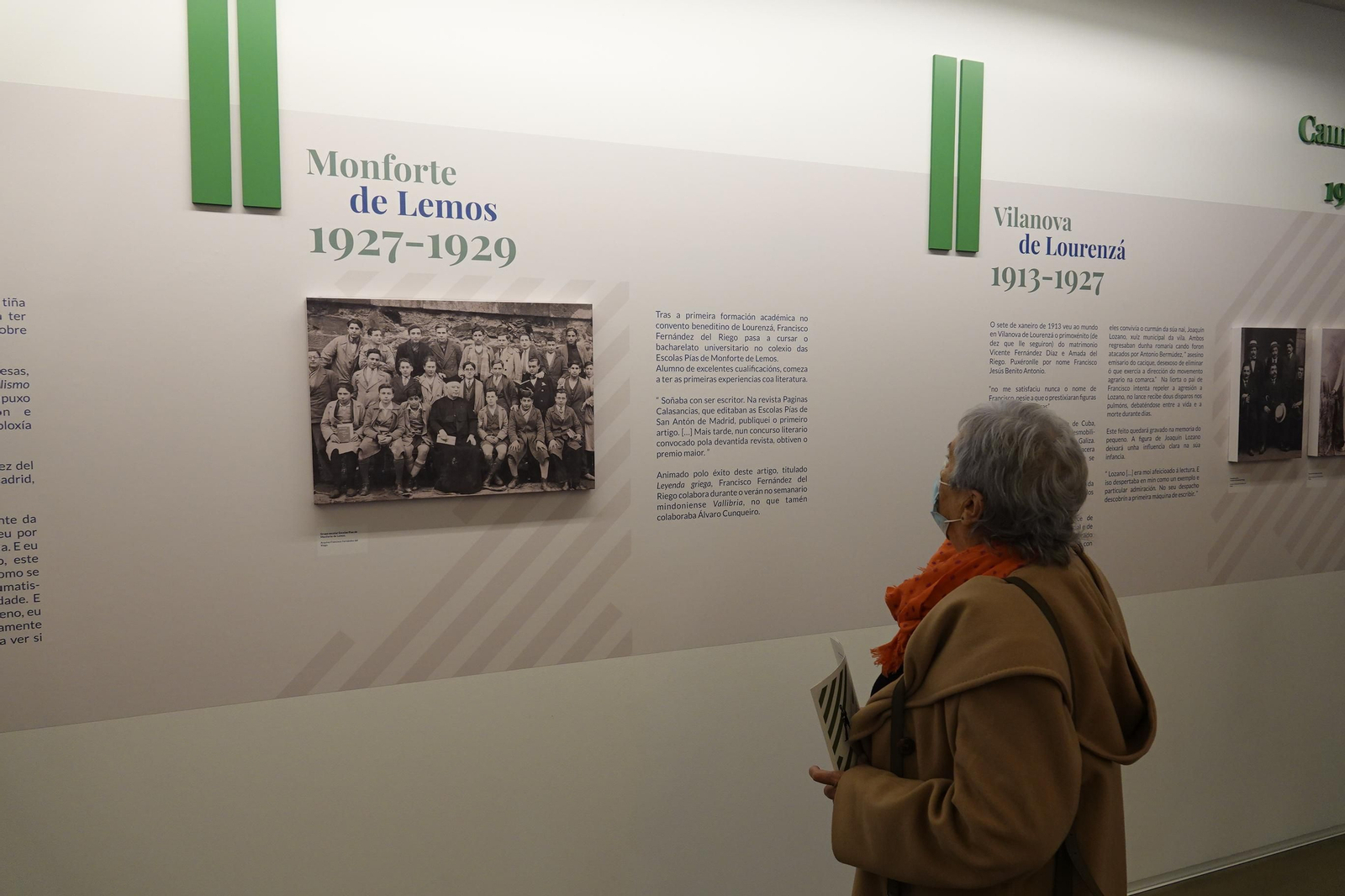 Presentación en la Pinacoteca de "Nos vieiros da arte galega", sobre a colección municipal de Francisco Fernández del Riego.