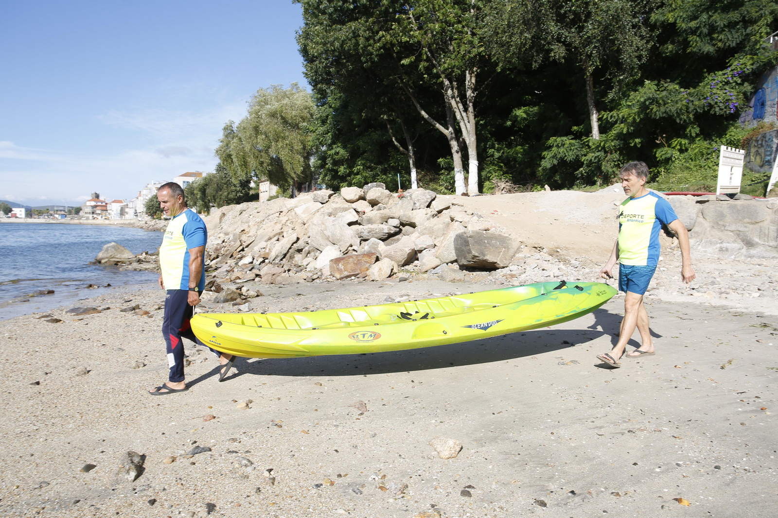 La jornada de entrenamiento especial de la mano de +Deporte Atlántico y el club de piragüismo Kayak Vigo