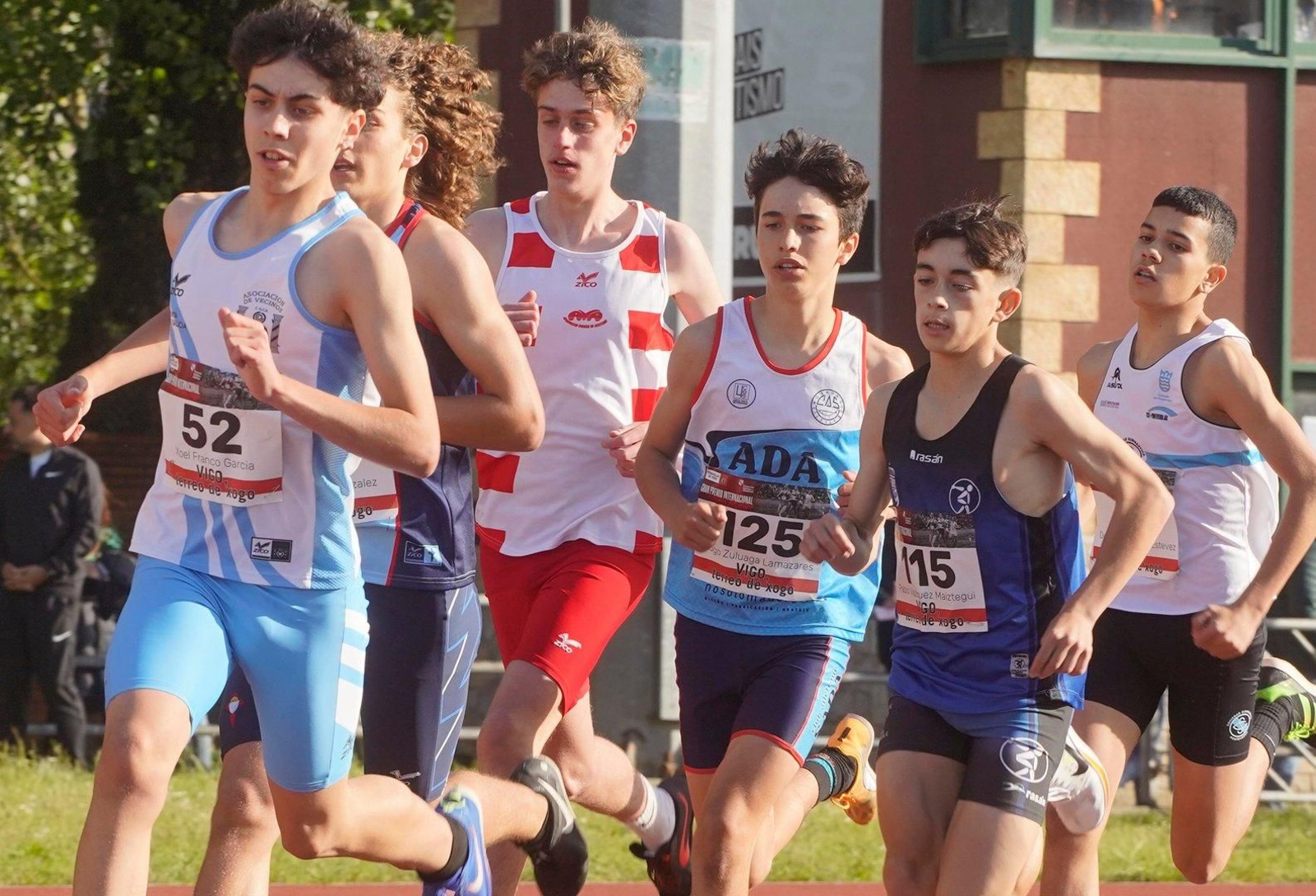 Carrera en el Gran Premio Cidade de Vigo de atletismo.