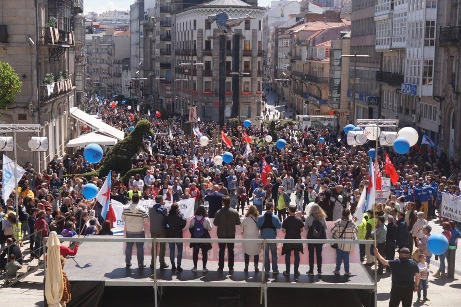 La manifestación de la CIG en Vigo  76