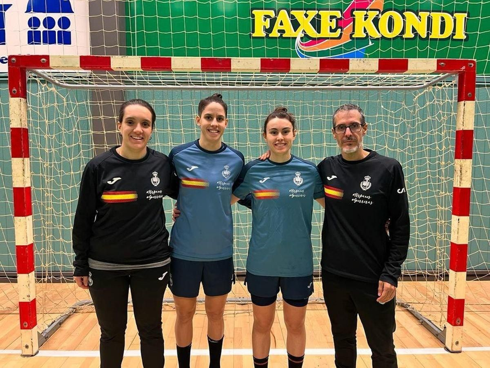 Ana Alonso, la ferrolana Alicia Fernández, Paulina Buforn (Porriño) y José Ignacio Prades (residente en A Guarda).