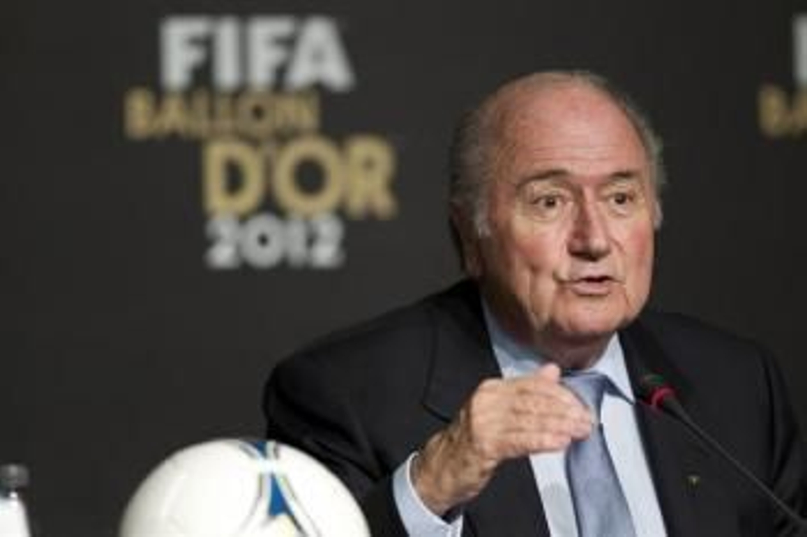 El presidente de la FIFA, Joseph Blater