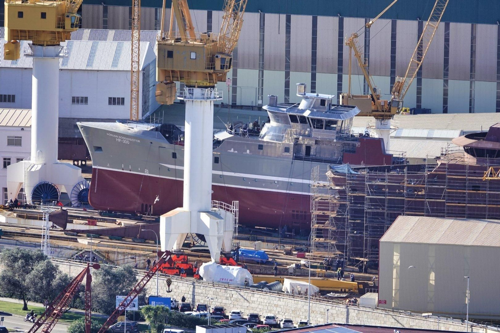 Actividad en un astillero de Vigo. // Vicente Alonso