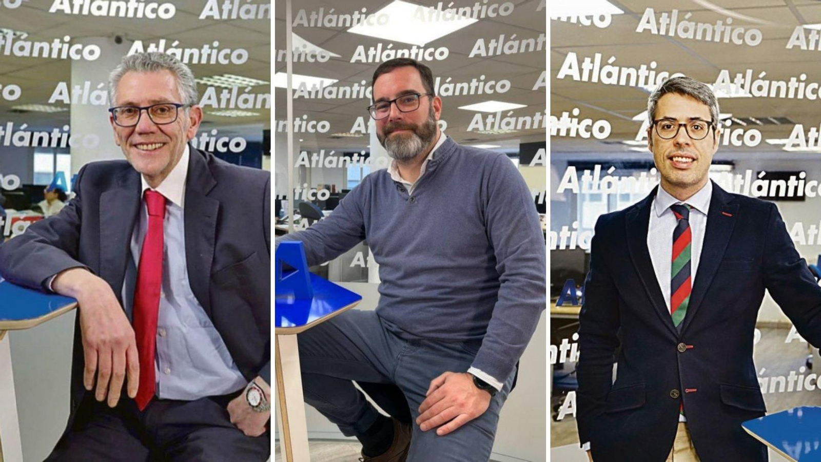 Javier Touza, Iván López van der Veen y Daniel Voces.