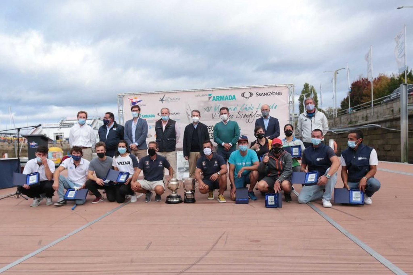 El acto de entrega de premios estuvo presidida por el alcalde de Vigo, Abel Caballero, en la dársena del Náutico.
