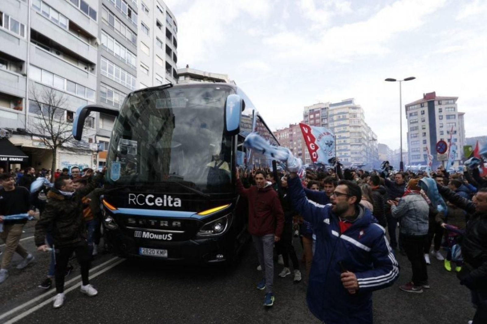 El autobús del equipo no podrá venir por Fragoso por seguridad y habrá más distancia con la afición.