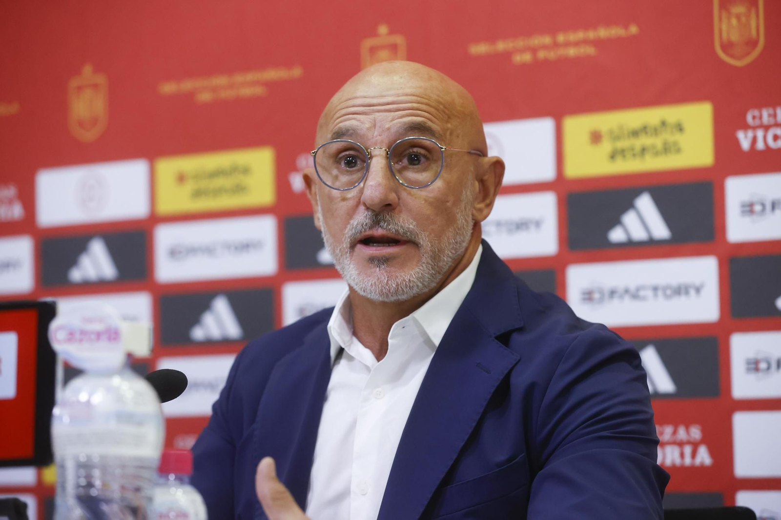 El seleccionador nacional Luis de la Fuente.