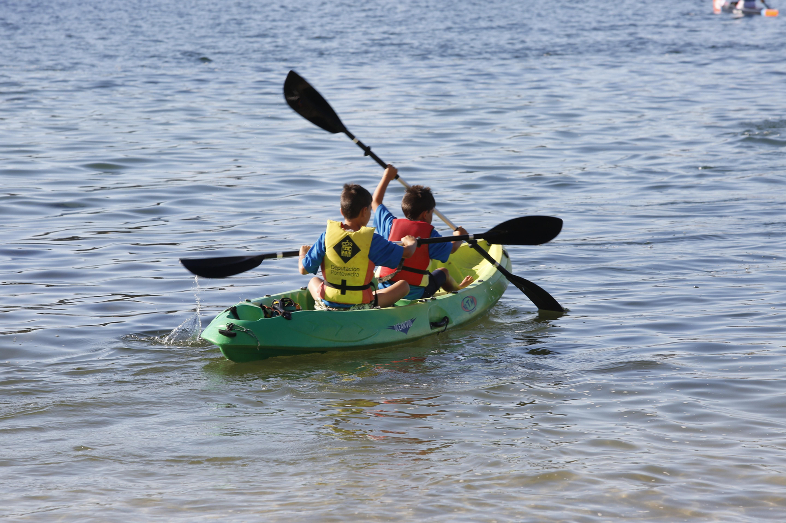 La jornada de entrenamiento especial de la mano de +Deporte Atlántico y el club de piragüismo Kayak Vigo