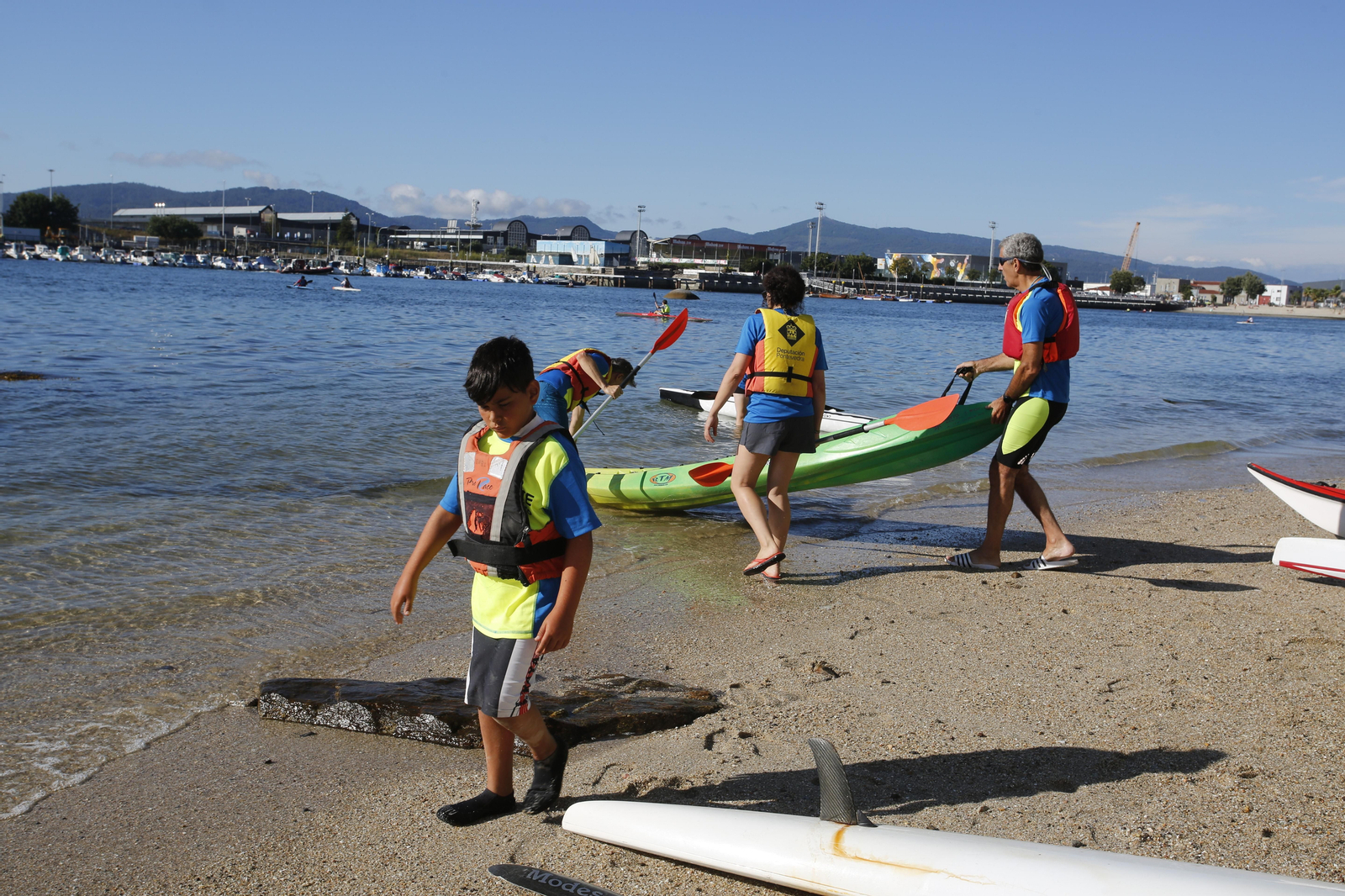 La jornada de entrenamiento especial de la mano de +Deporte Atlántico y el club de piragüismo Kayak Vigo
