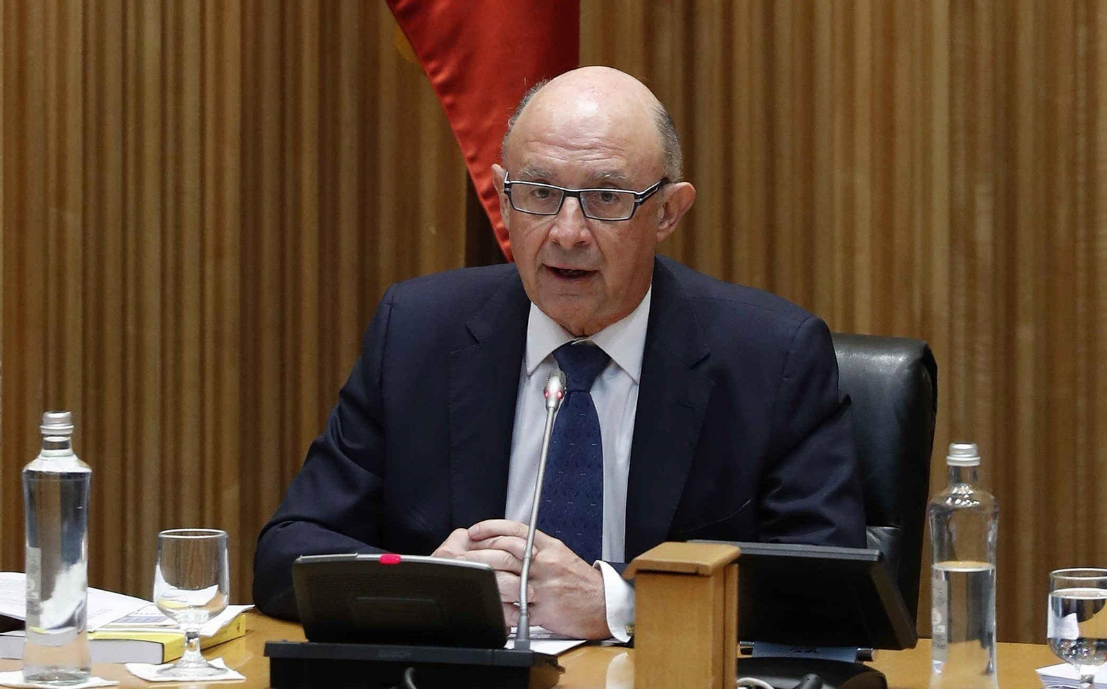 Montoro, durante la presentación de las cuentas de 2018.