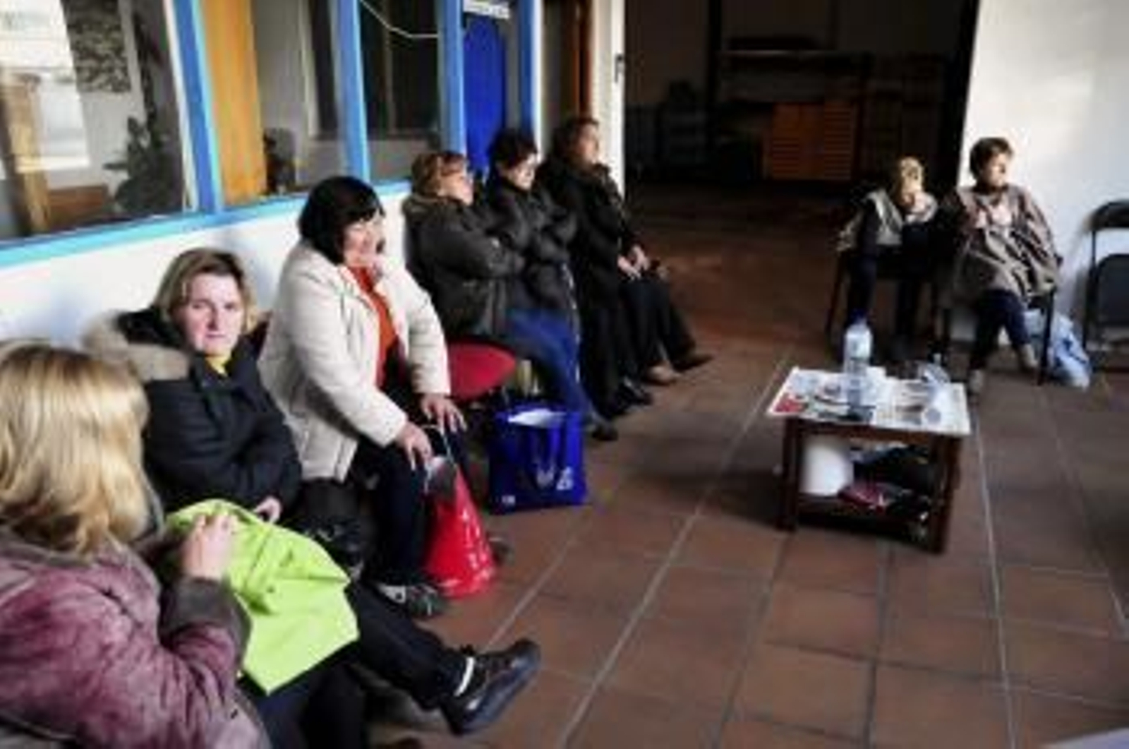 Uno de los encierros de las trabajadoras de Alfageme.