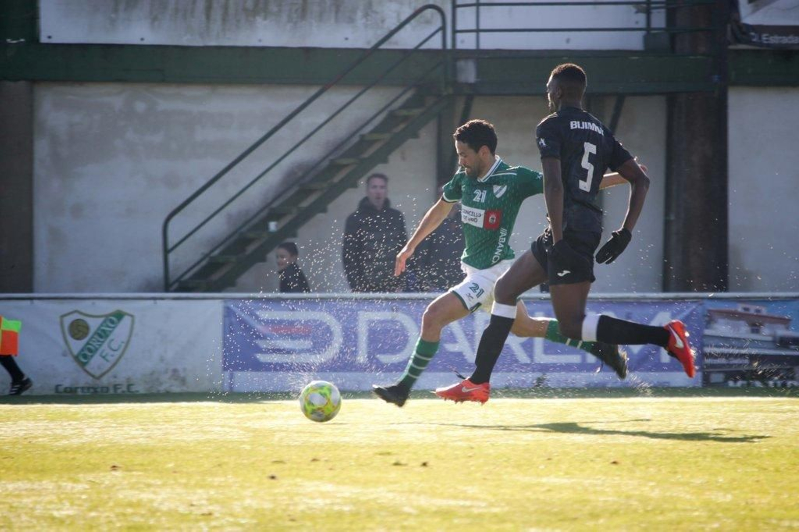 A Mateo solo le faltó el gol para redondear una actuación extraordinaria en la mañana de ayer.