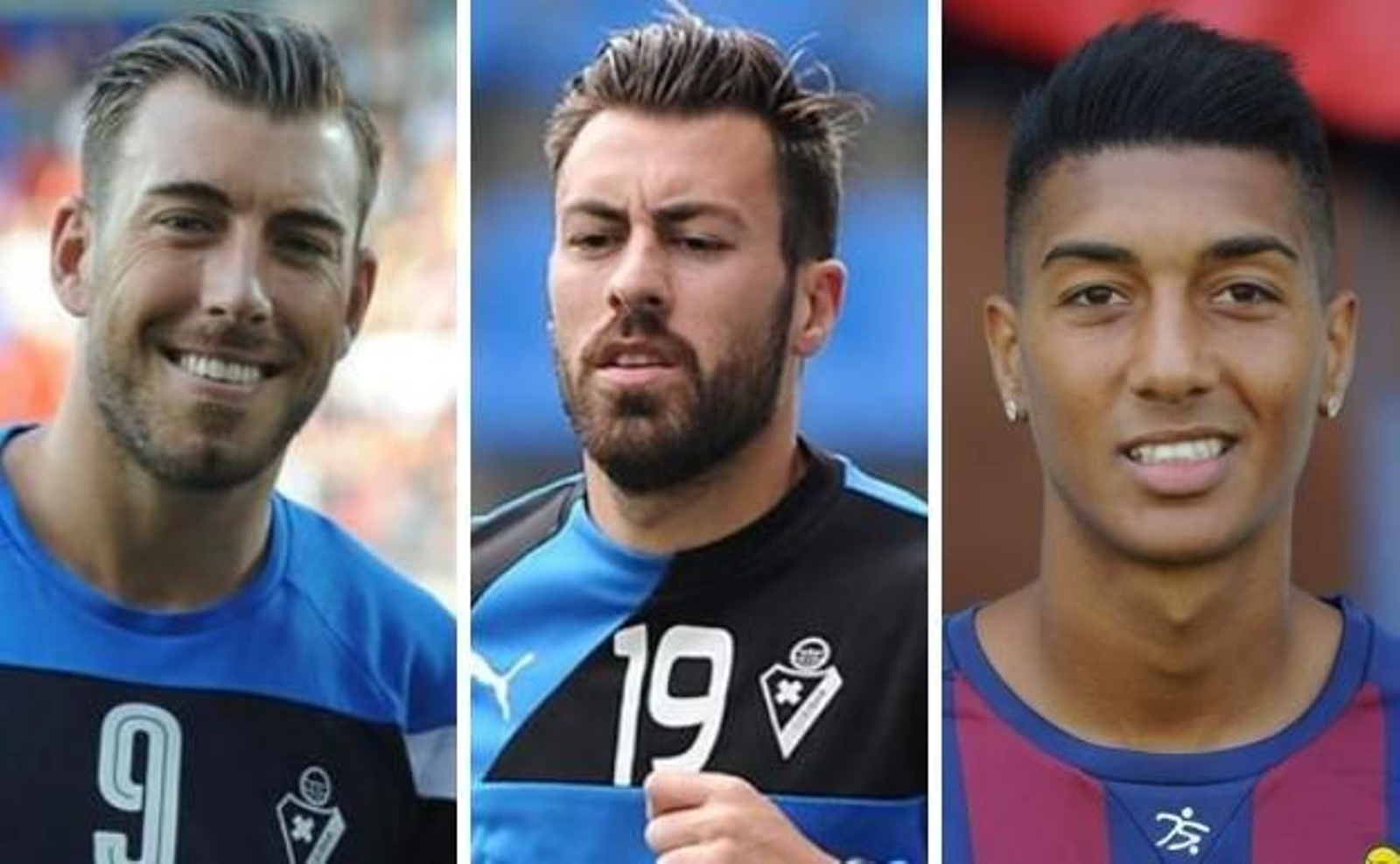 Sergi Enrich, Antonio Luna y Eddy Silvestre .