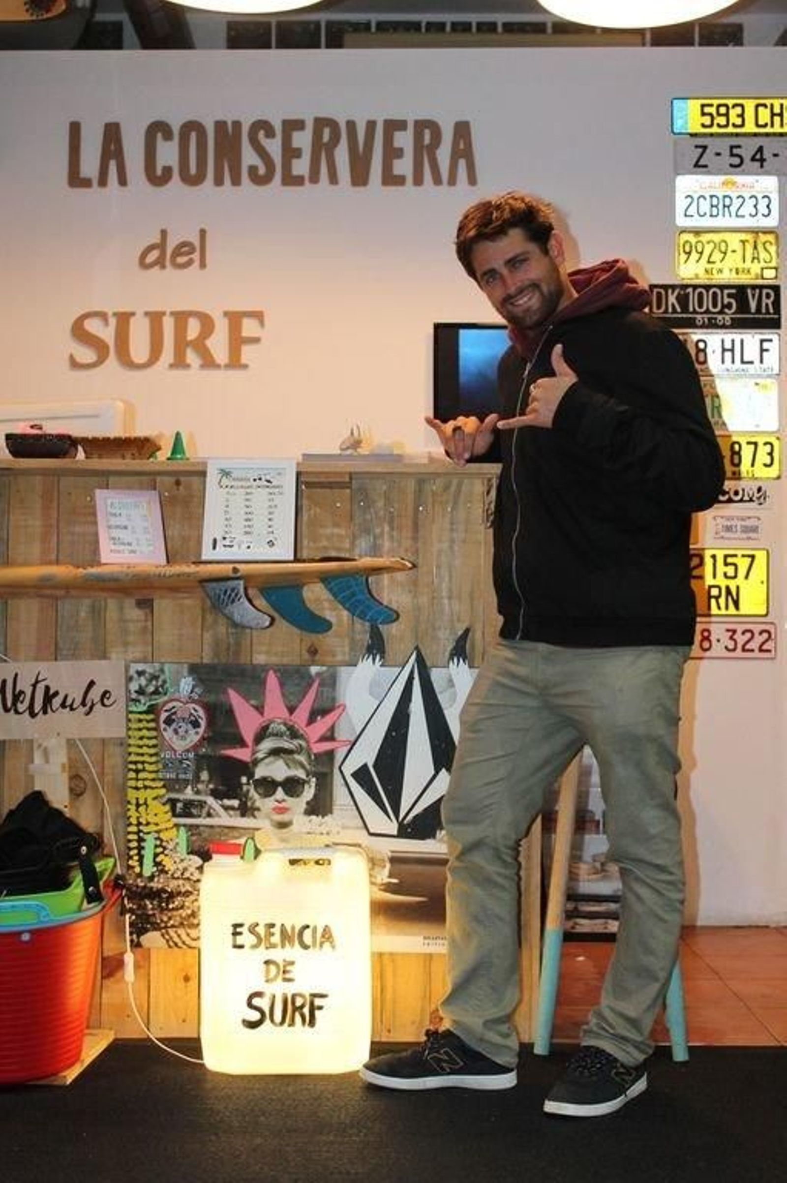 El nigranés Gony Zubizarreta durante el clinic celebrado en Patos en 2018.