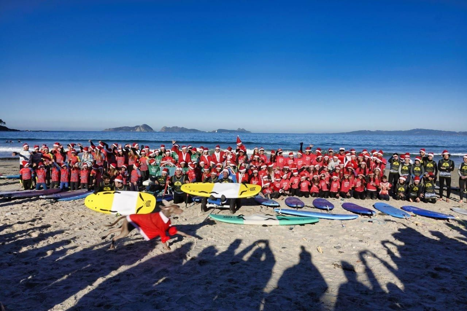 Papanoelada surfera en Patos.