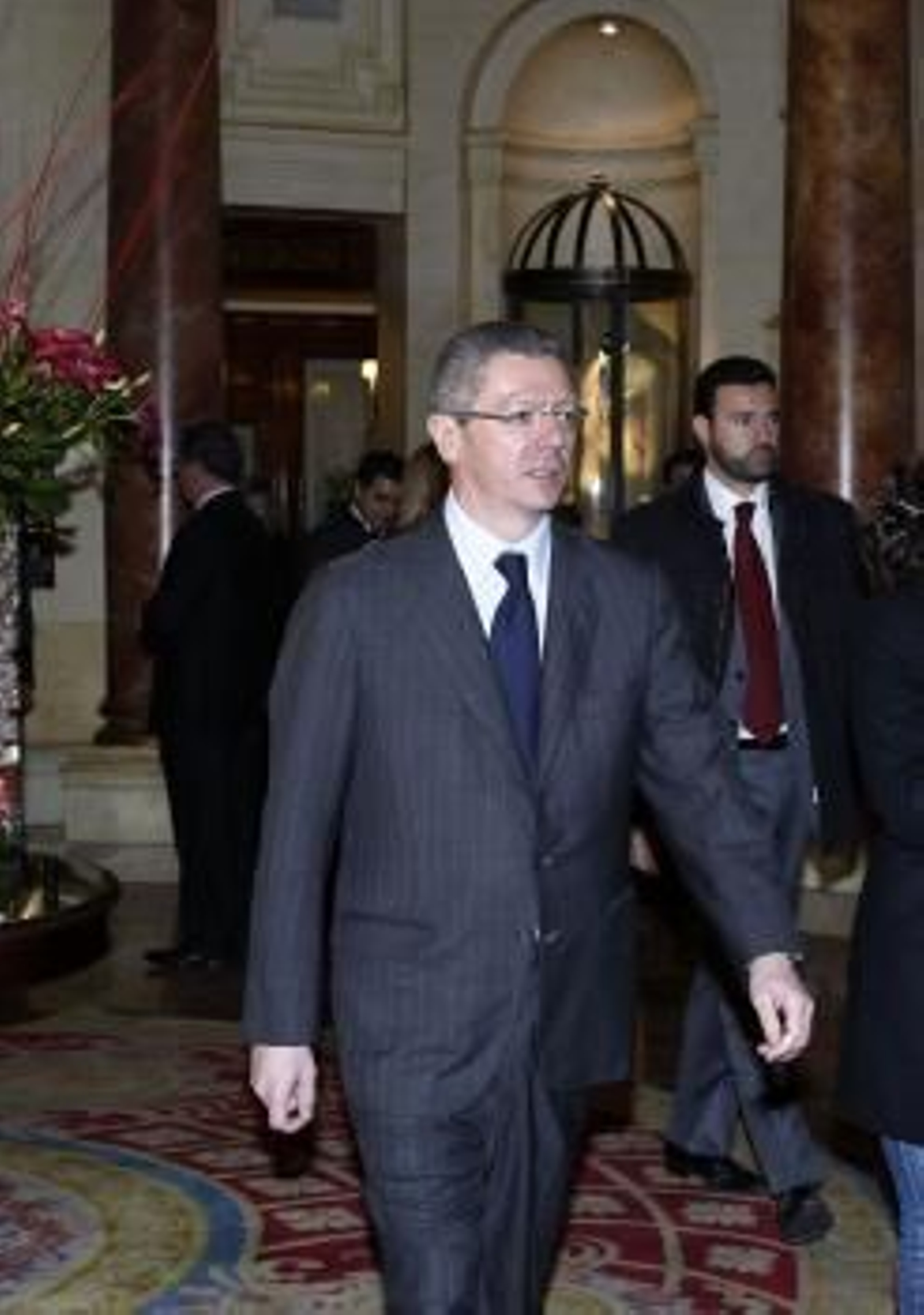 El Ministro del Justicia, Alberto Ruíz-Gallardón.