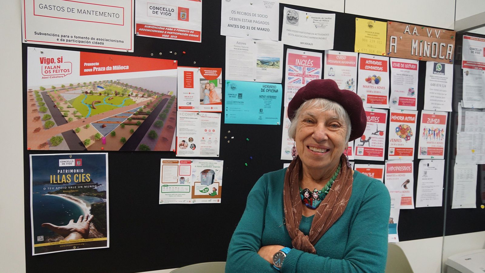 Marisé Pérez lleva diez años como voluntaria.