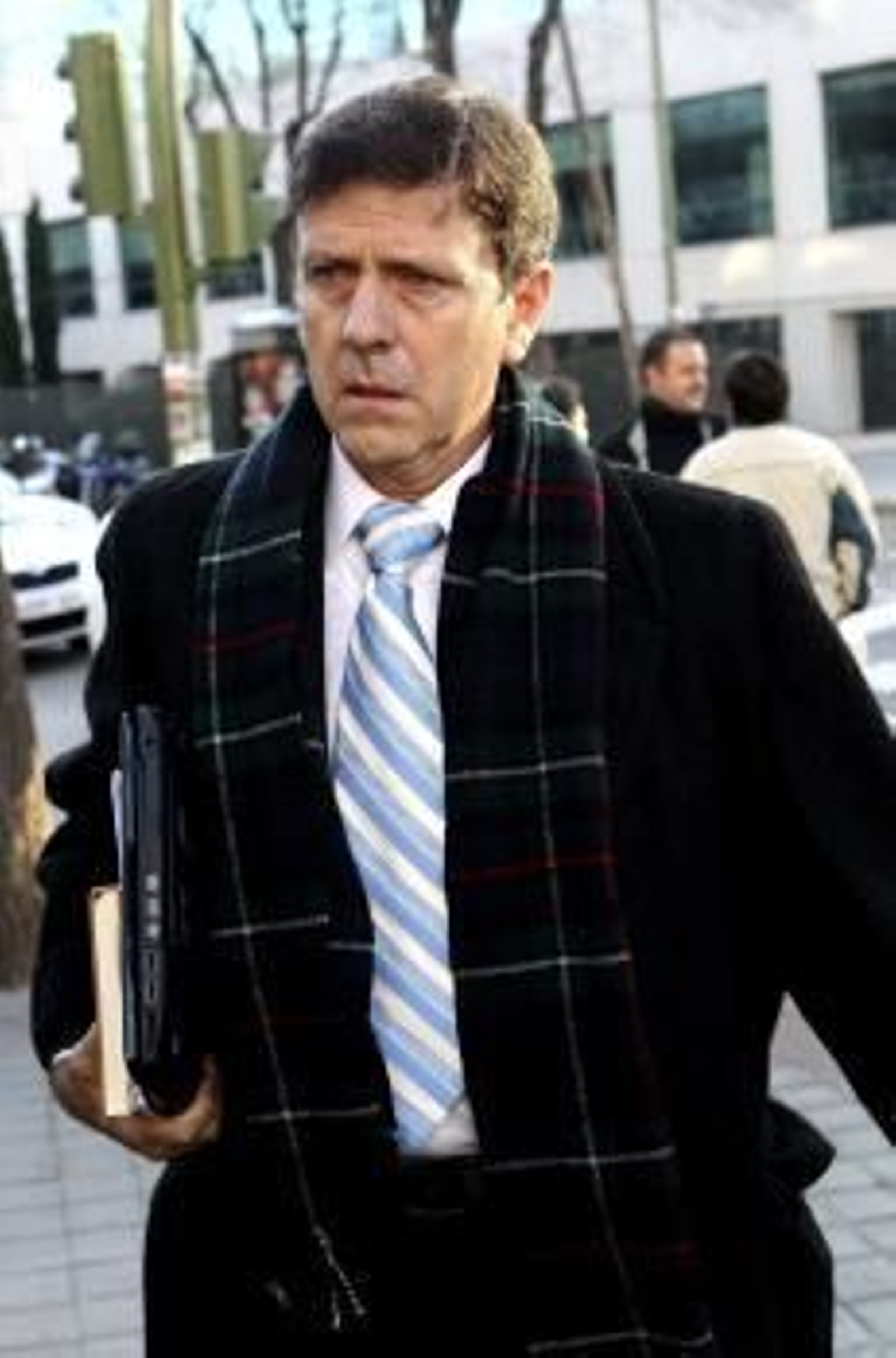 Eufemiano Fuentes, acudiendo a declarar en el mes de febrero (Foto: ZIPI)