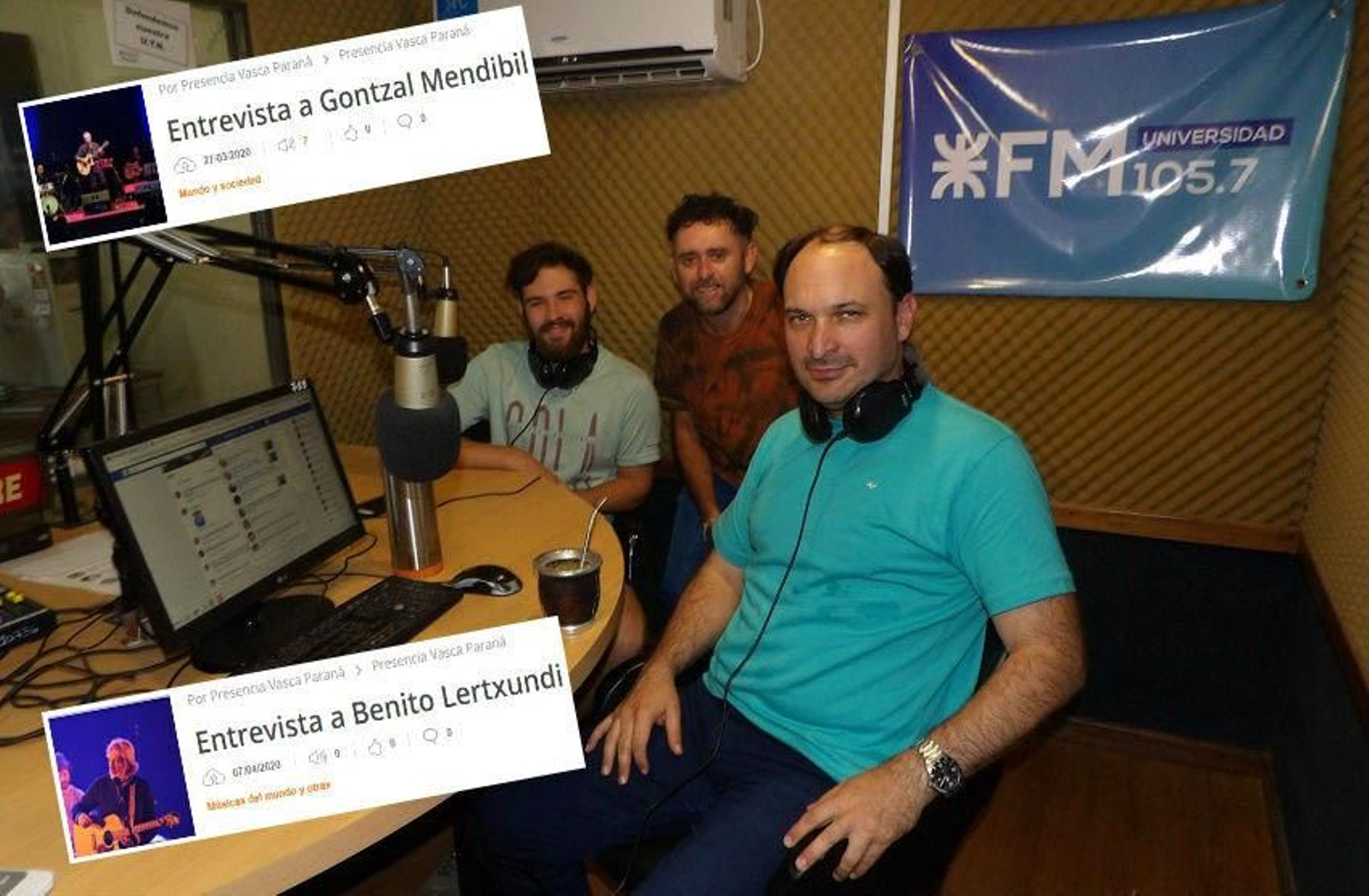 Equipo de 'Presencia Vasca'