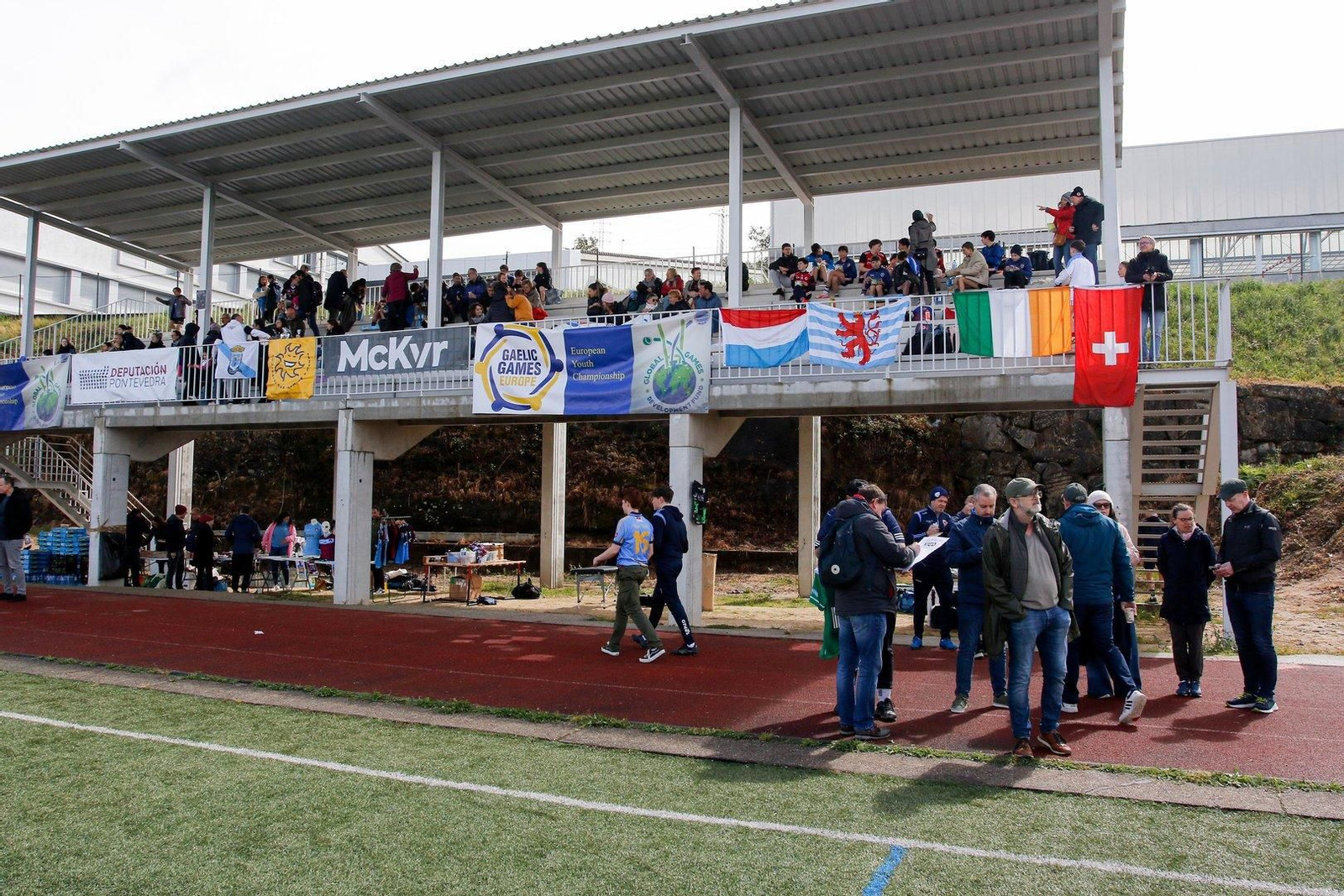 Torneo europeo de fútbol gaélico en Montecastelo.