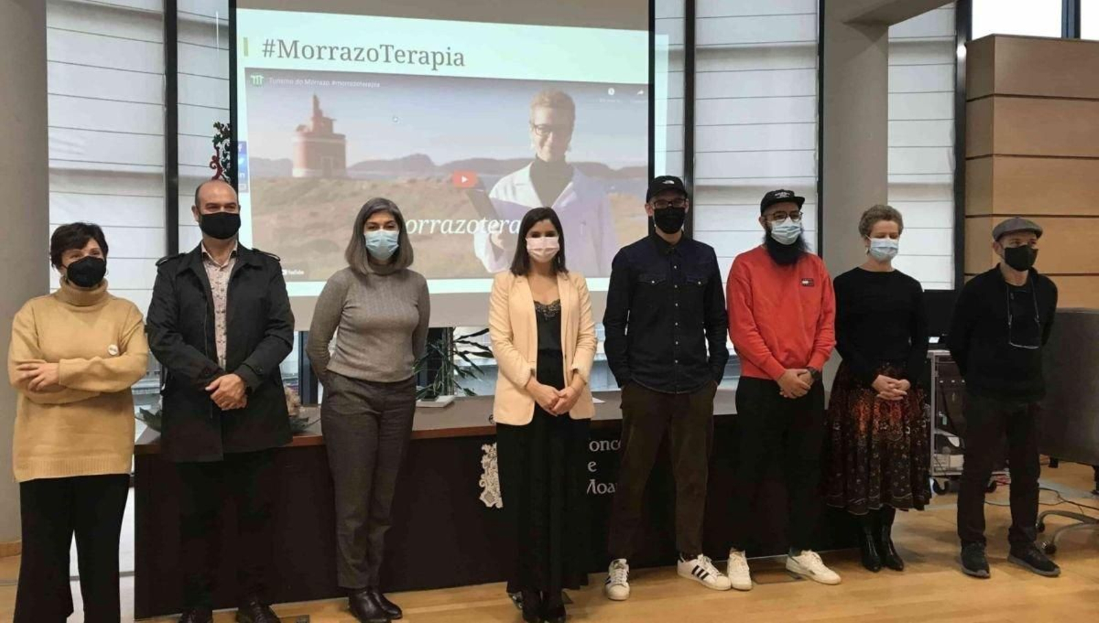 Presentación en diciembre de 2021 de la web y campaña #MorrazoTerapia.