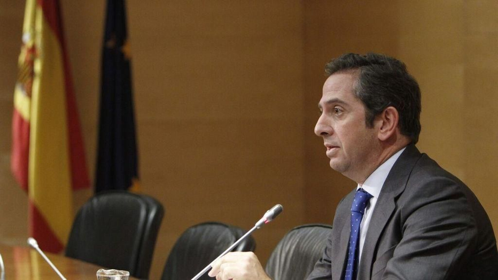 El número dos de la CEOE, Fernández de Mesa, en una comparecencia.