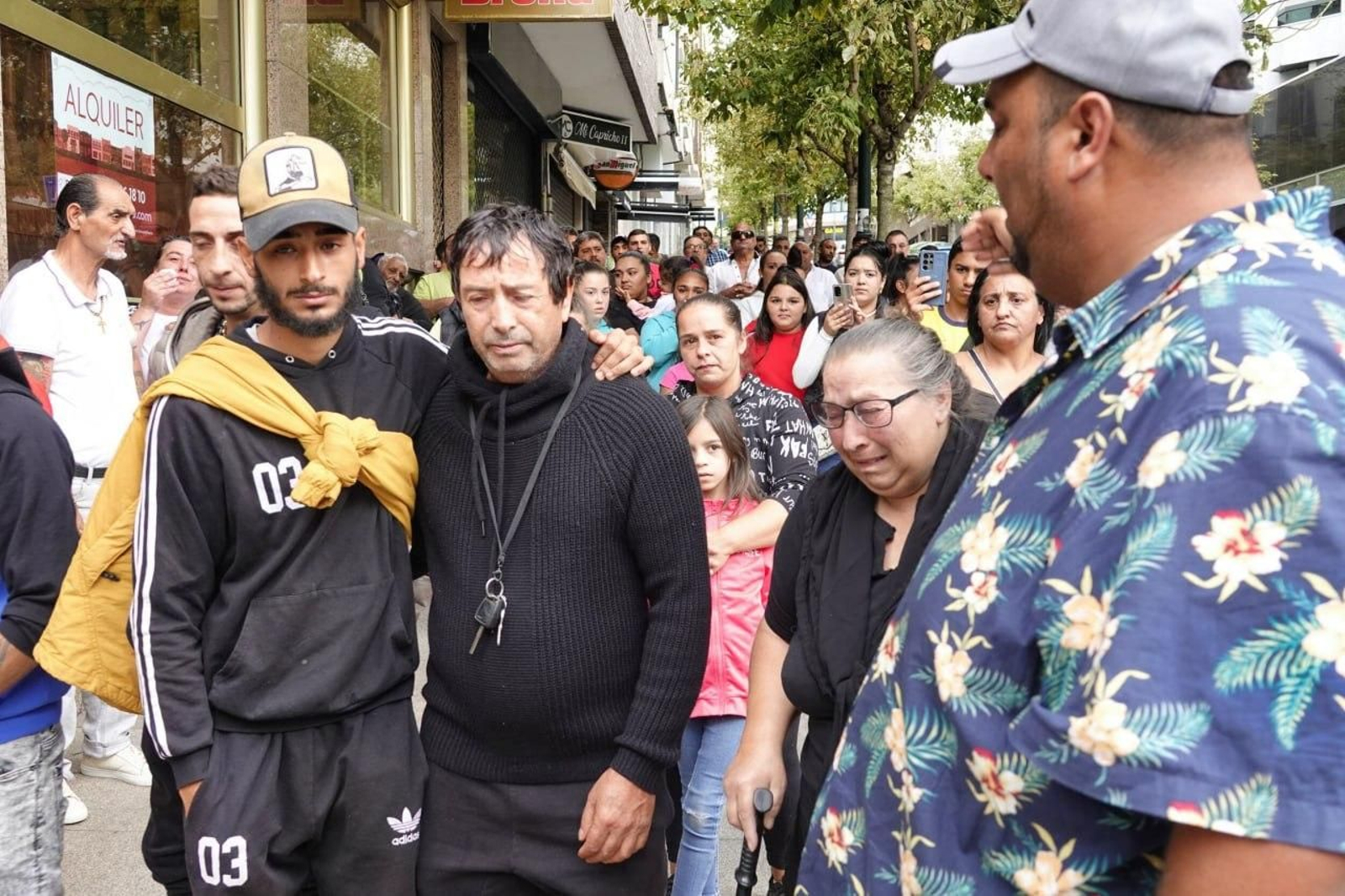 Familiares y amigos de las víctimas piden justicia. // Vicente Alonso