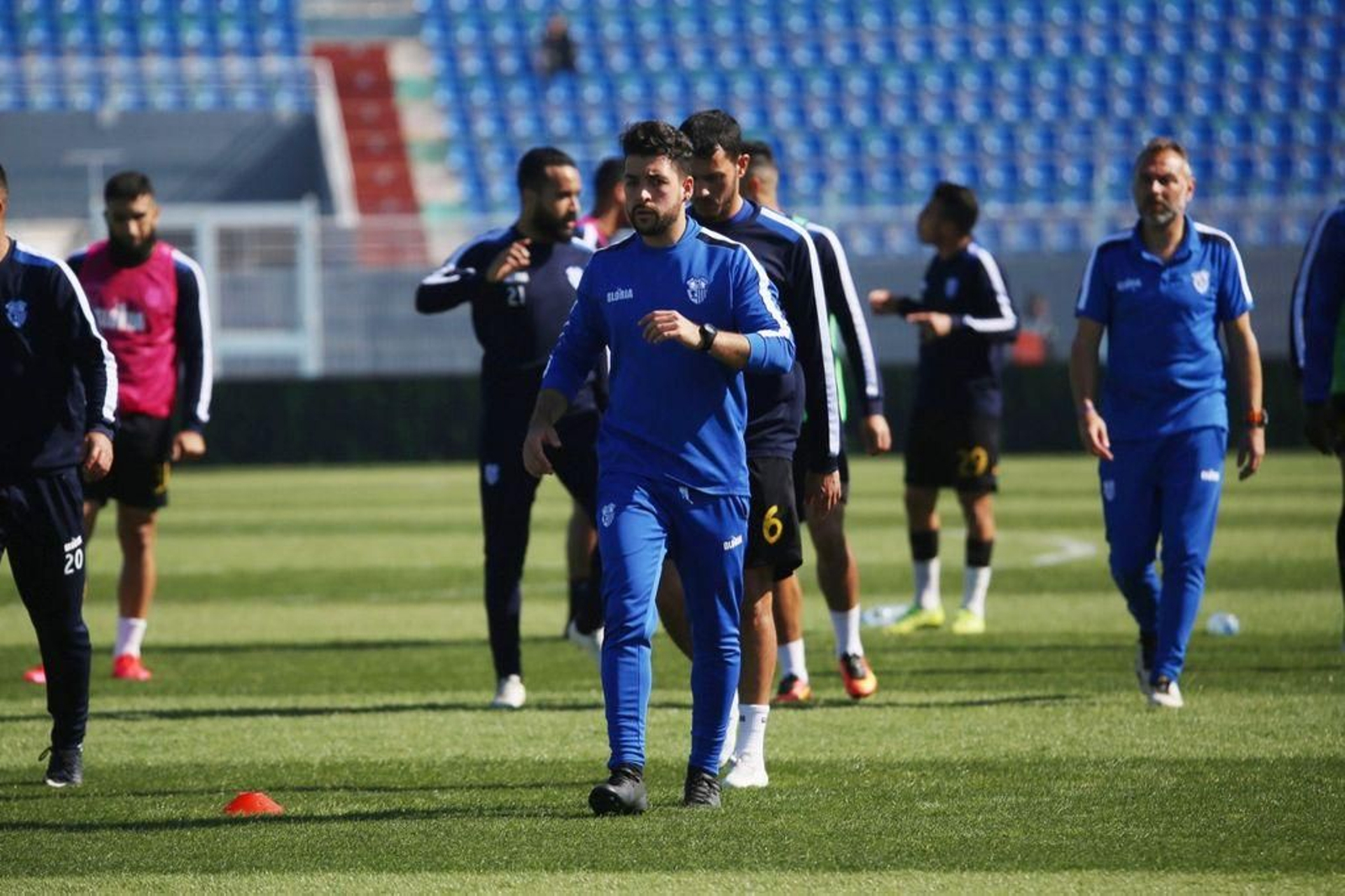 Erik, en el Stade Tánger, que albergó la Supercopa de España de 2018.