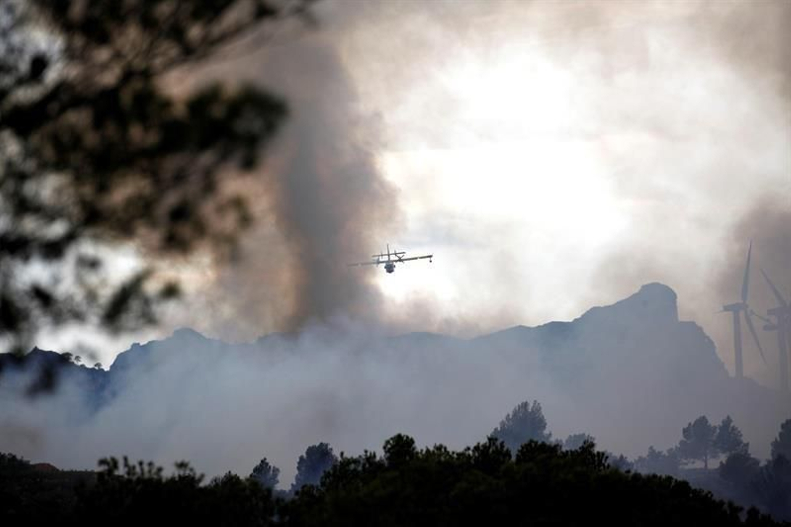 El incendio declarado en el municipio tarraconense de El Perelló