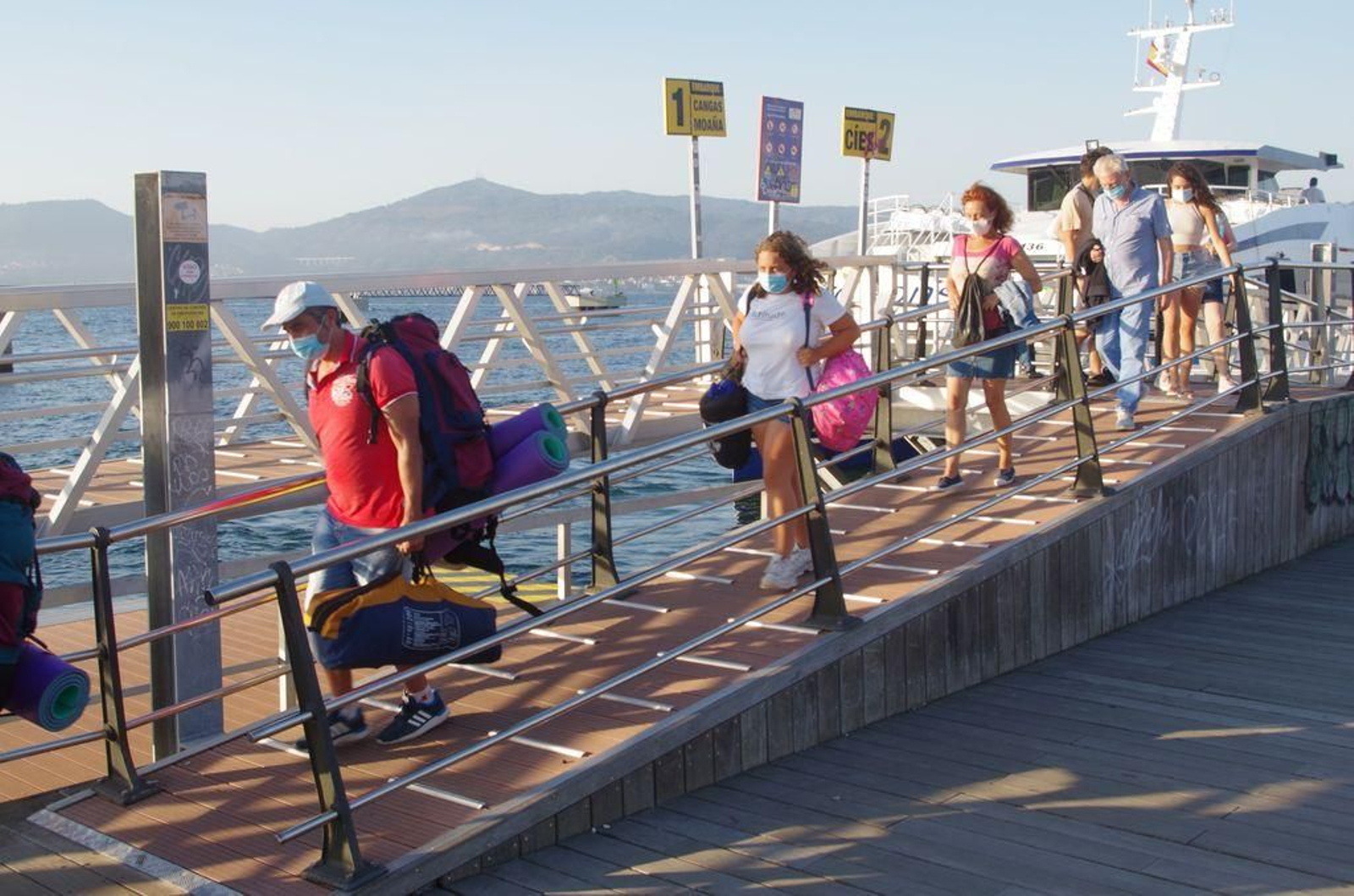 O Morrazo es uno de los destinos preferidos de los turistas rurales este verano debido a su proximidad a la playa y la facilidad para mantener la distancia social.