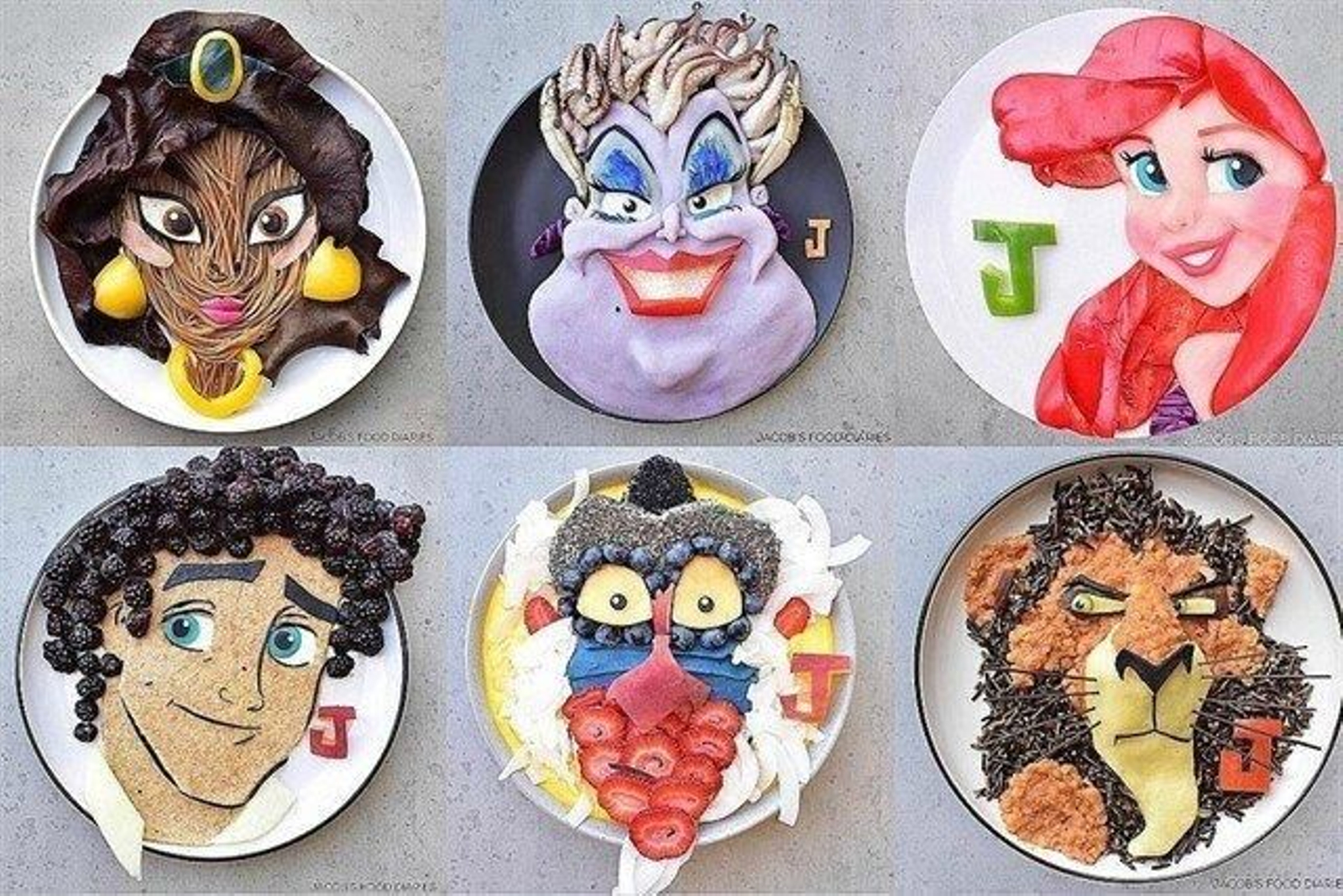 Las comidas realizadas por una madre australiana para su hijo.