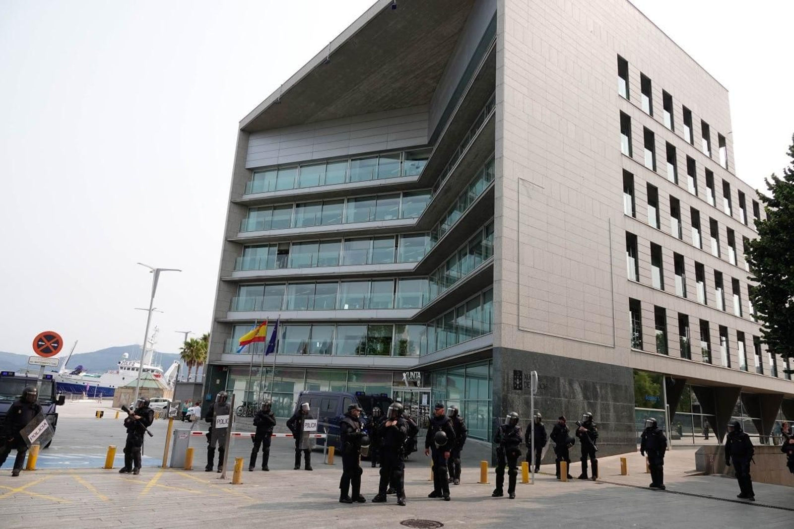 Cuarta jornada de la huelga del metal en Vigo.