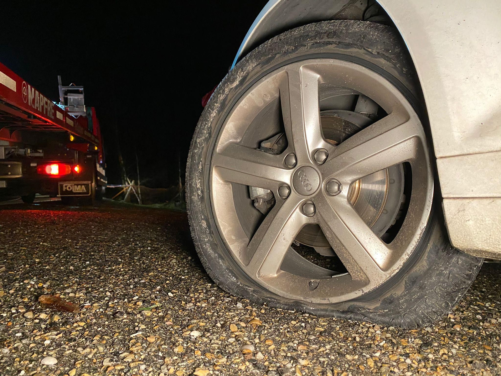 La Nacional 120 continúa con destrozos a vehículos _ Alberte 11