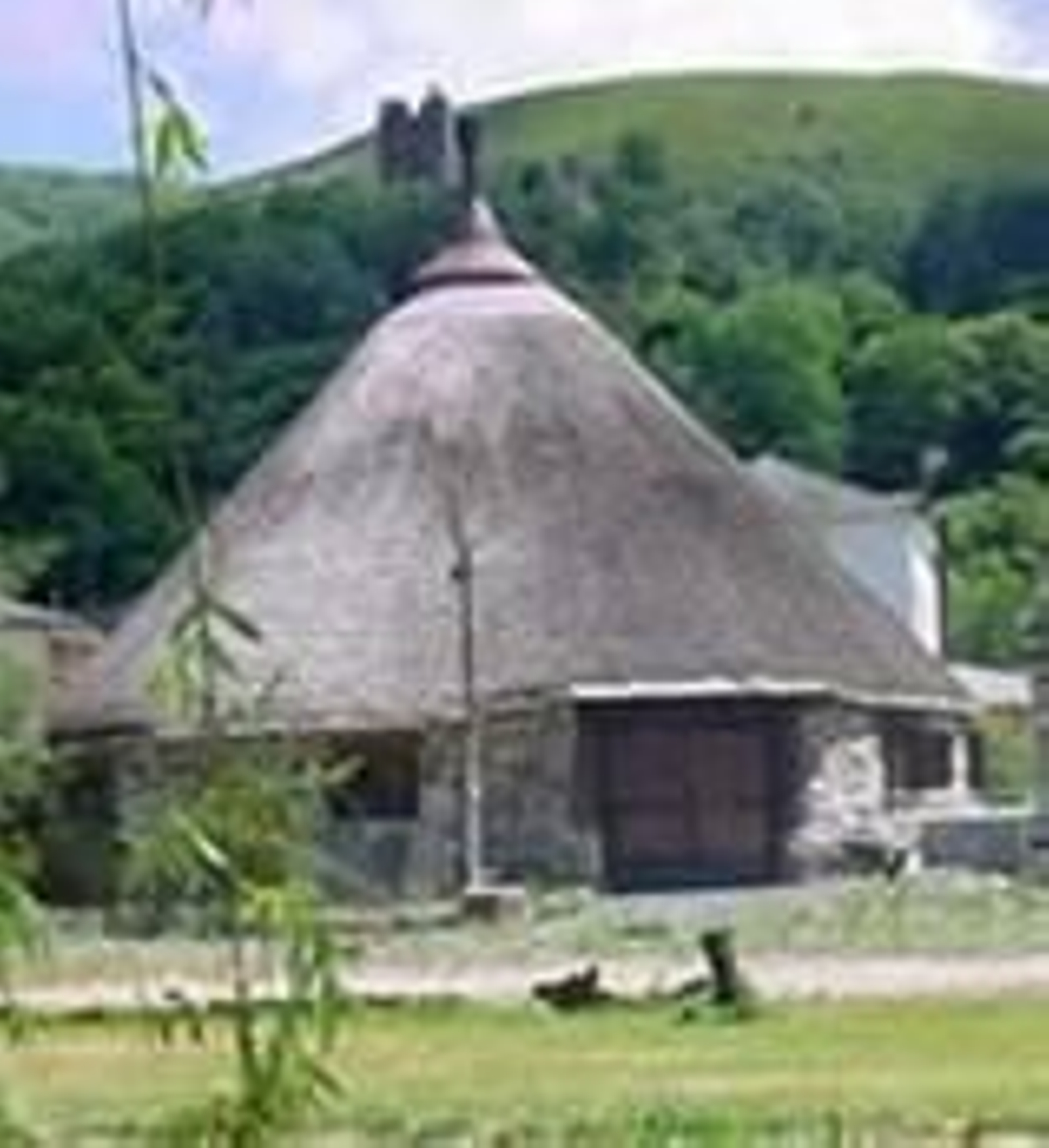 Palloza, localizada en un pueblo de Castilla y León.