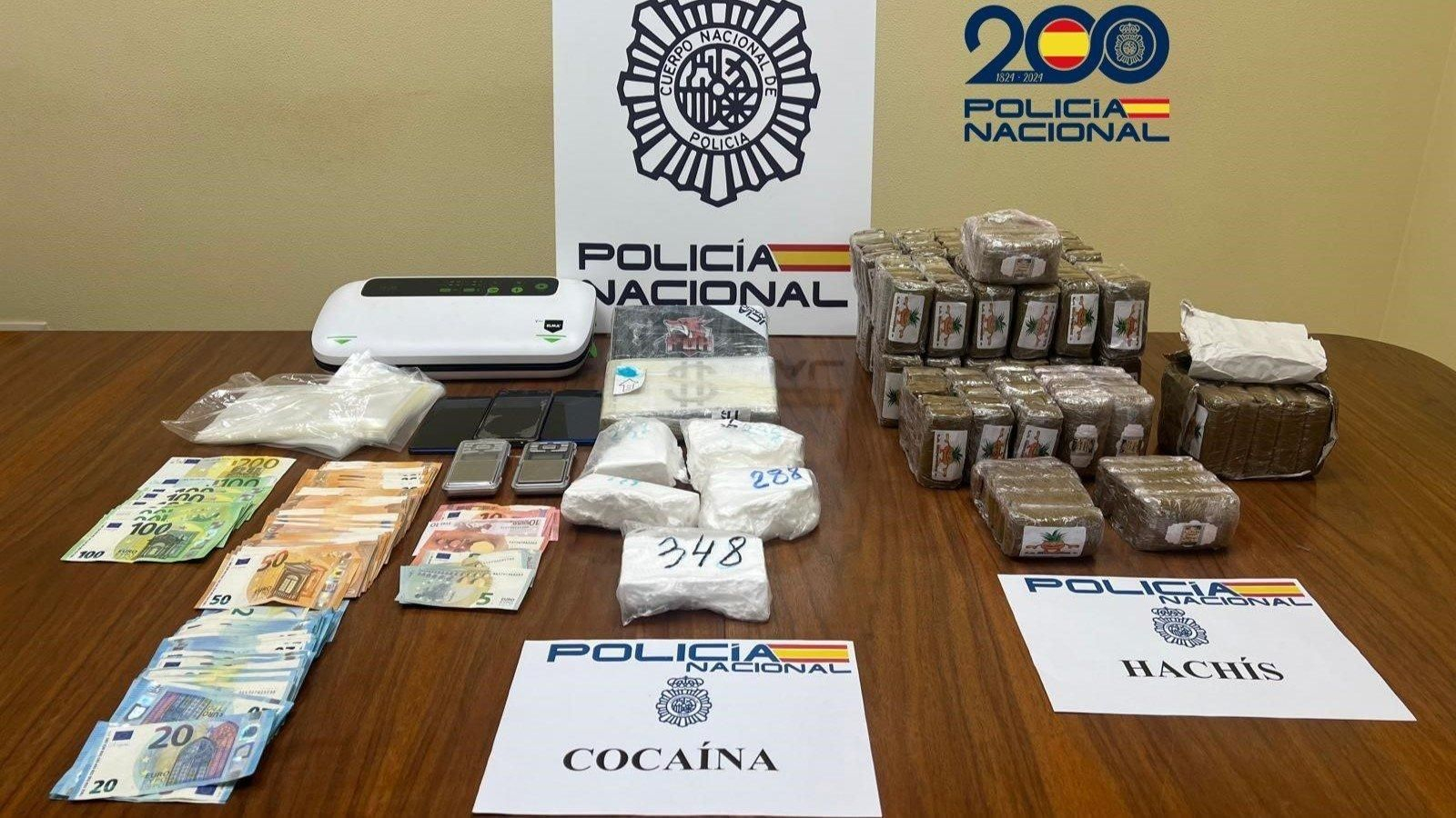 Policía Nacional desarticula un punto de distribución de droga en el barrio de La Milagrosa