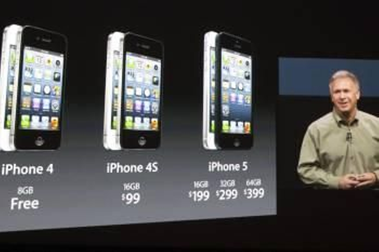 Philip Schiller, vicepresidente de Apple, en la presentación mundial del nuevo iPhone 5.  (Foto: C. DERNBACH)