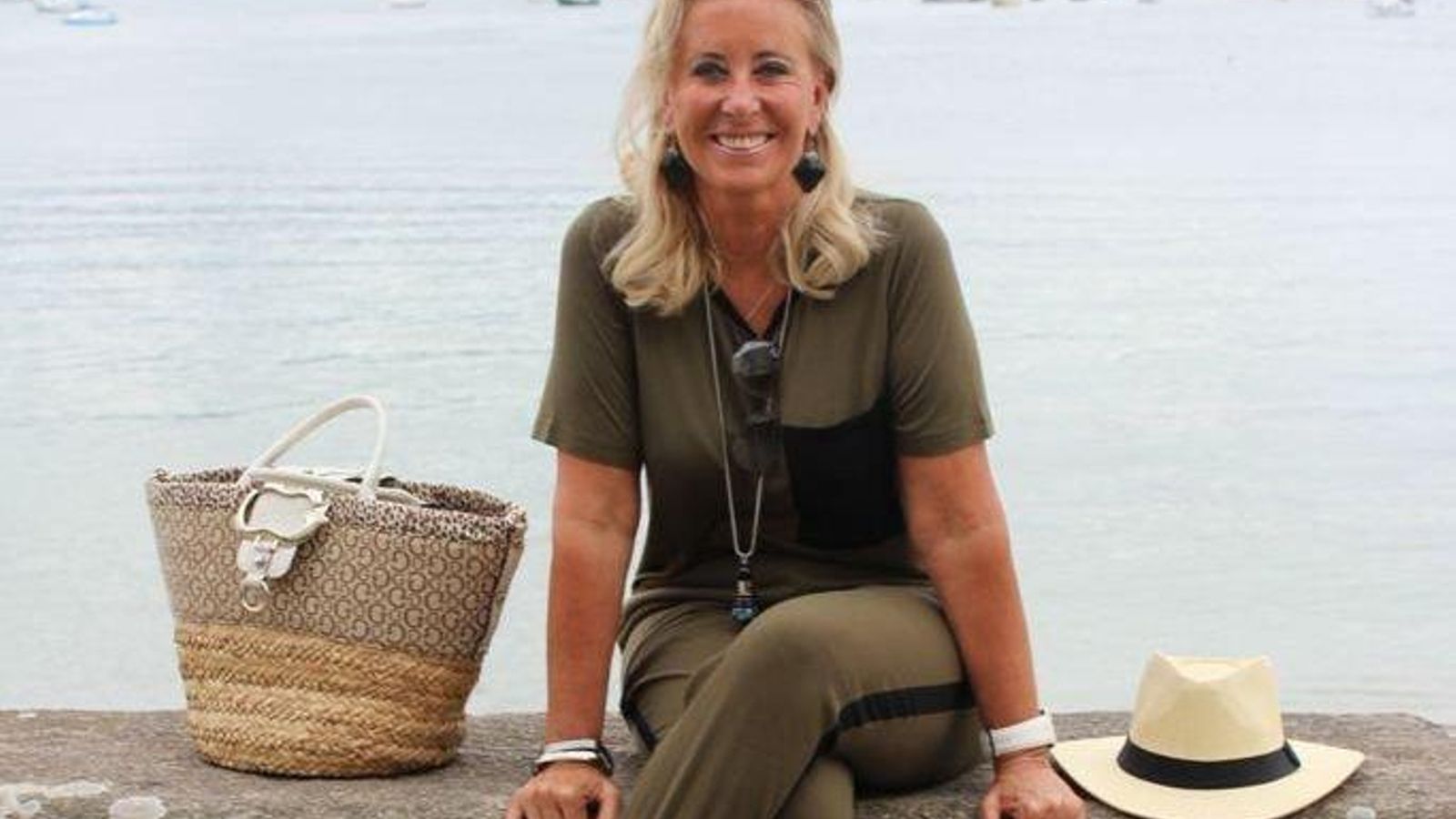 Corina Porro, en Ares, su lugar de veraneo.