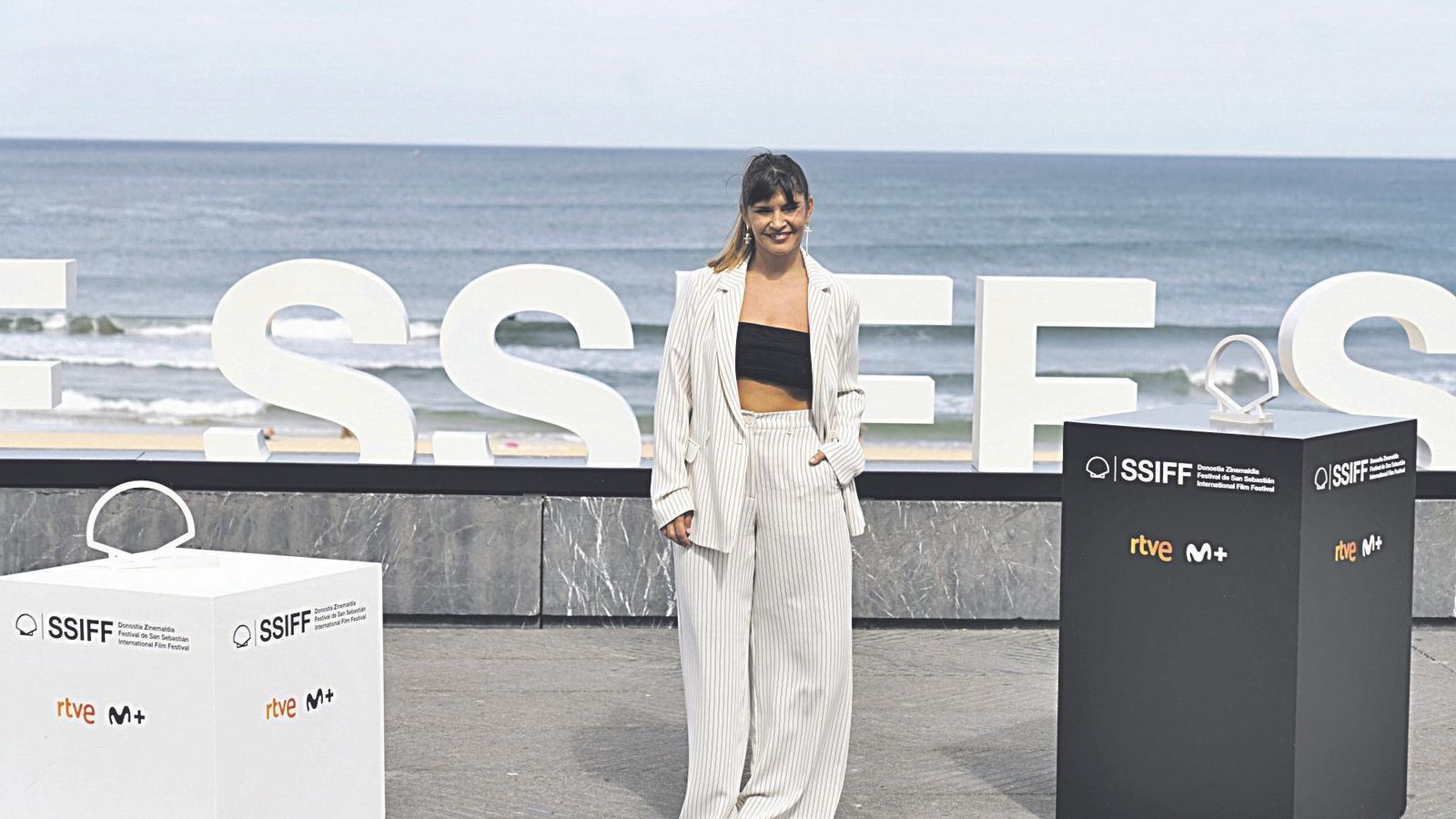 Janet Novás, no Festival de San Sebastián.