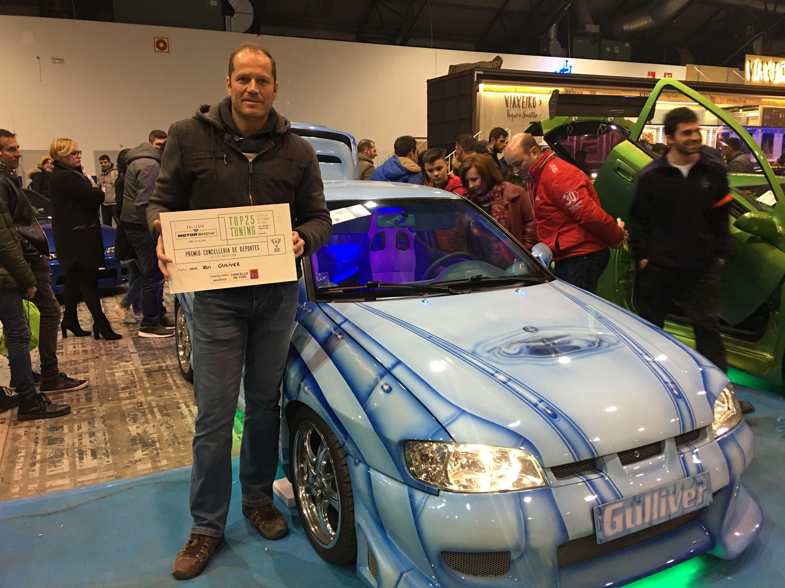 Premio Galiexpo al vehículo mejor tuneado, un Seat Ibiza