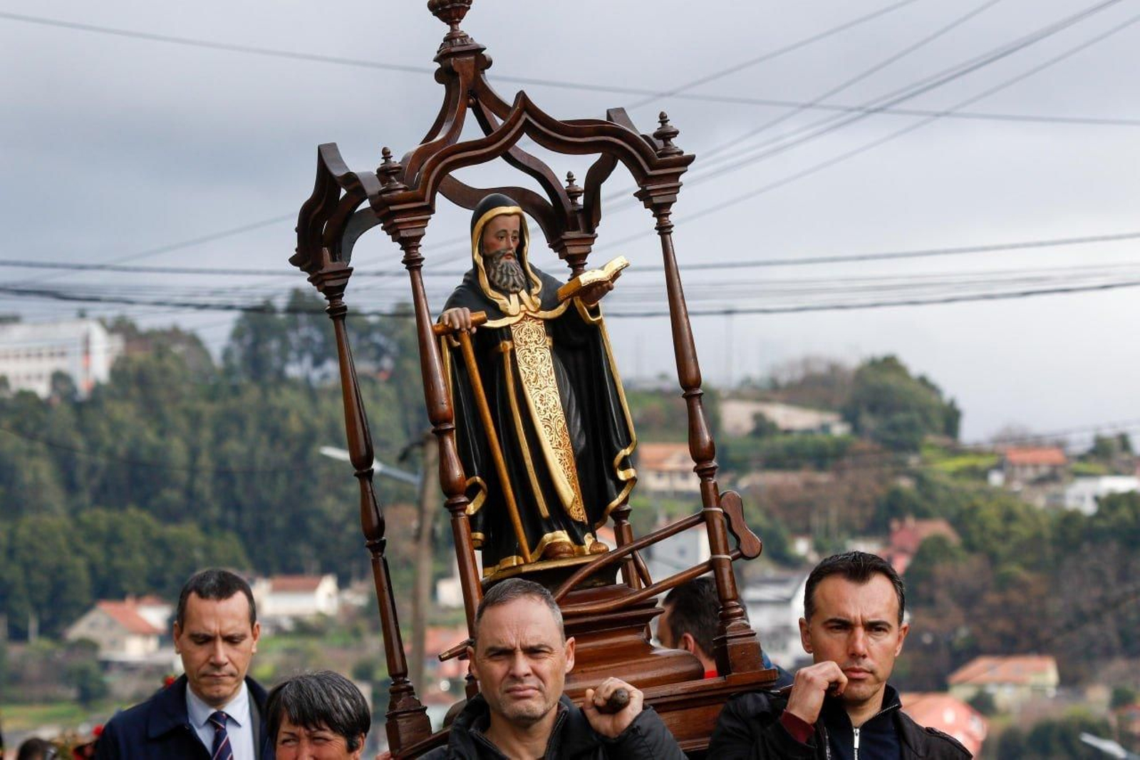 Procesión de San Amaro en Matamá.