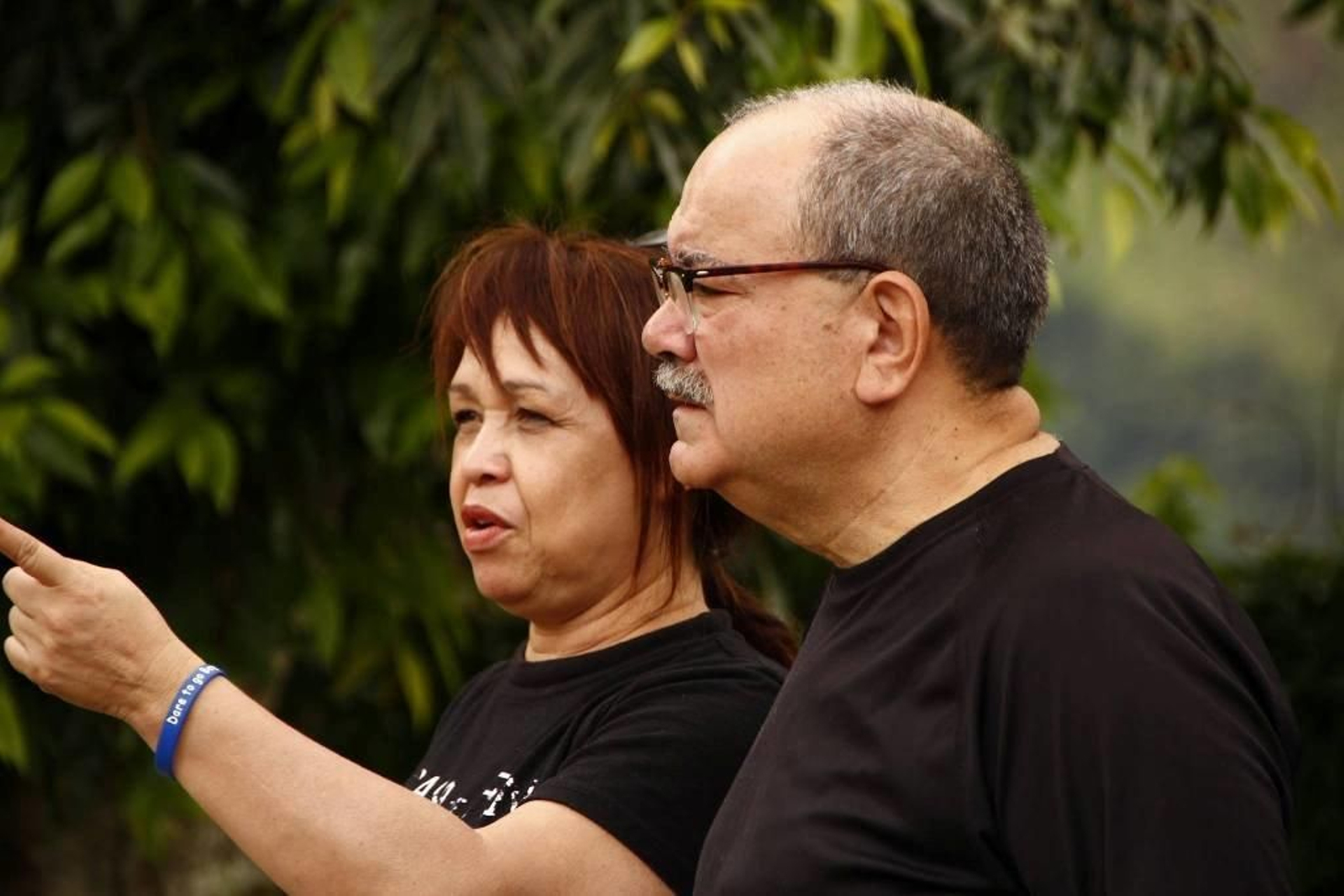 Jackelyn Salazar y su marido, el empresario ourensano José Sousa.