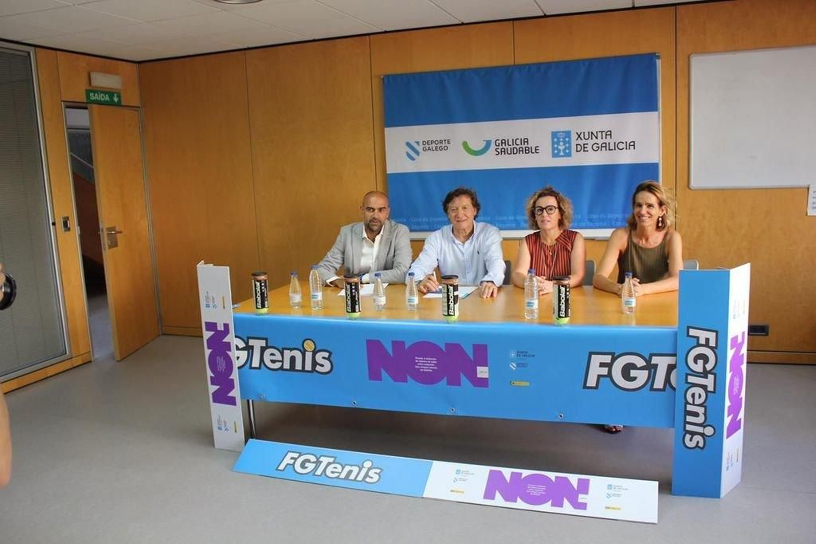 José Ramón Lete acudiu á presentación do Campionato Galego.