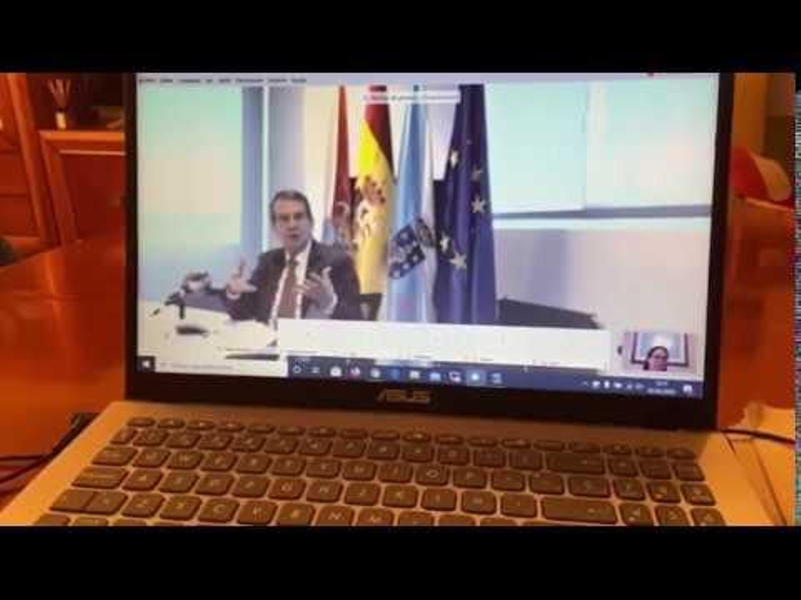 Primera rueda de prensa virtual de Abel Caballero