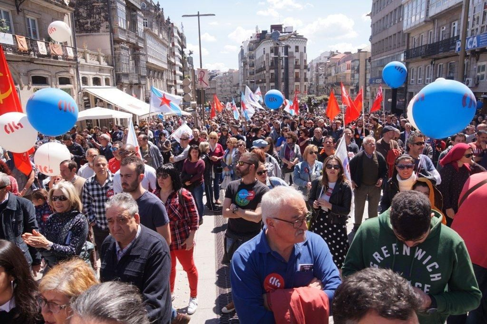 La manifestación de la CIG en Vigo  56