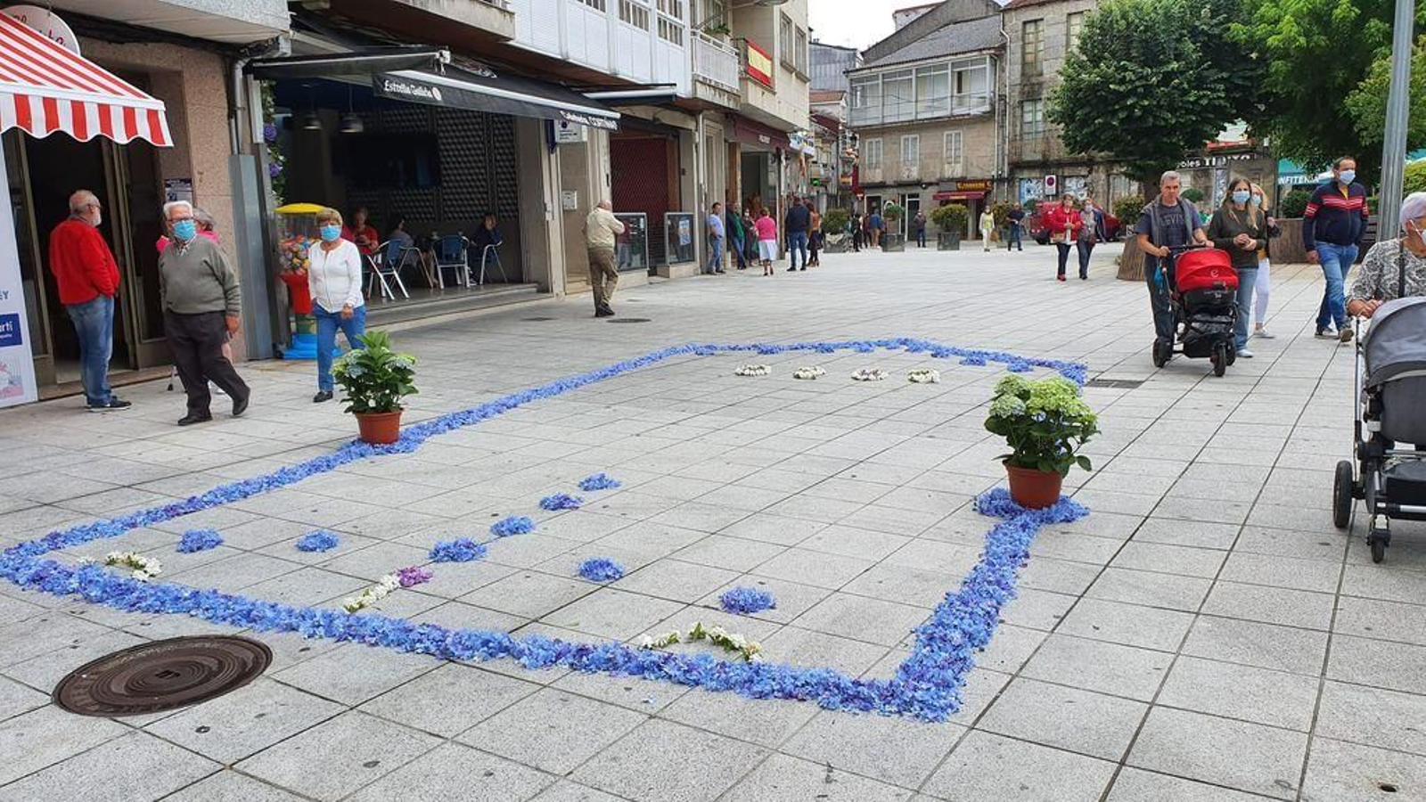 Un Corpus diferente sin fieles en Ponteareas 4