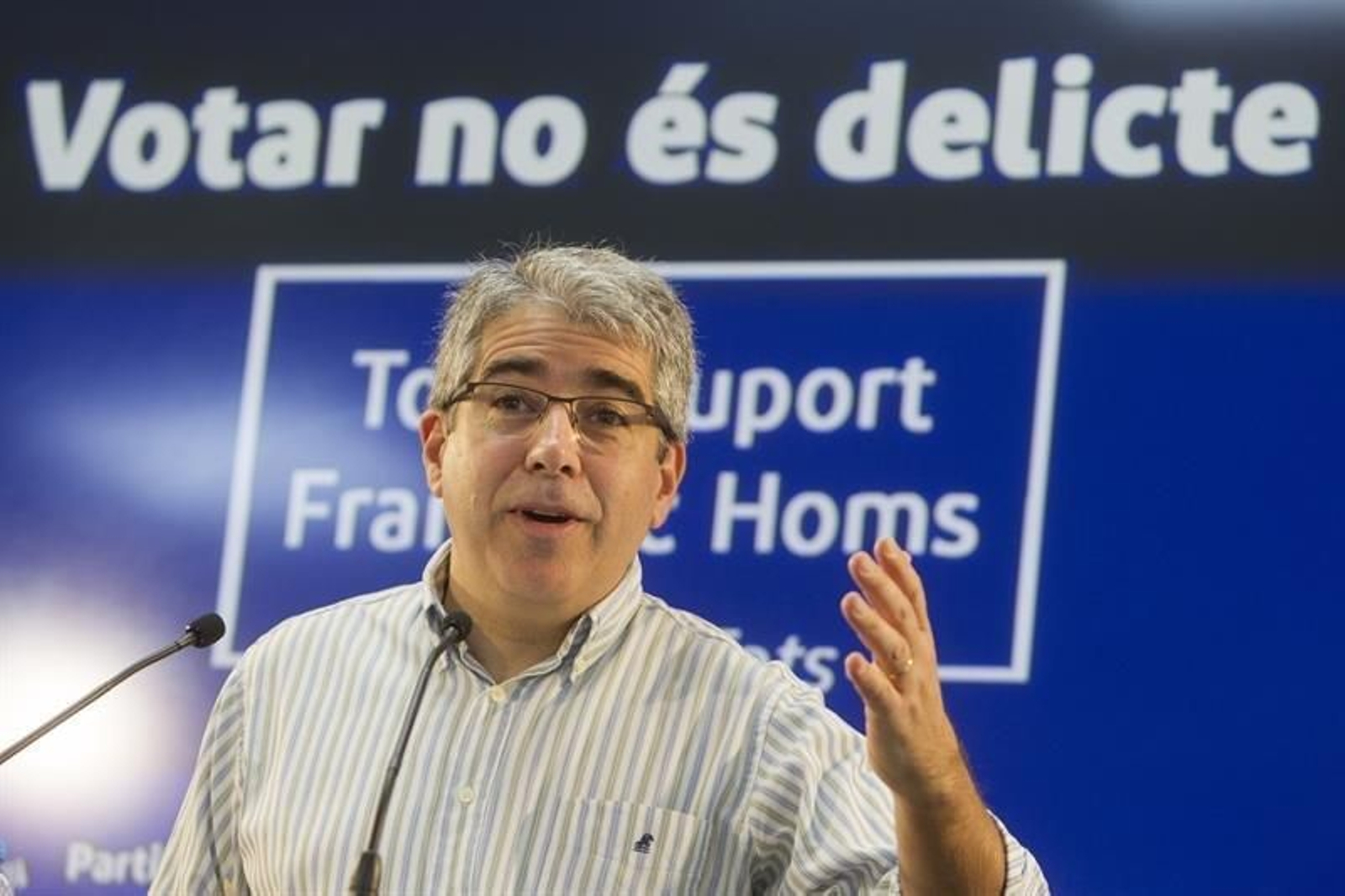 El portavoz del PDeCAT en el Congreso, Francesc Homs