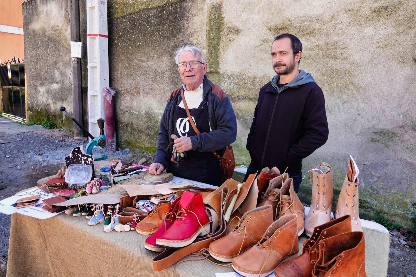 Artesanos en San Blas.