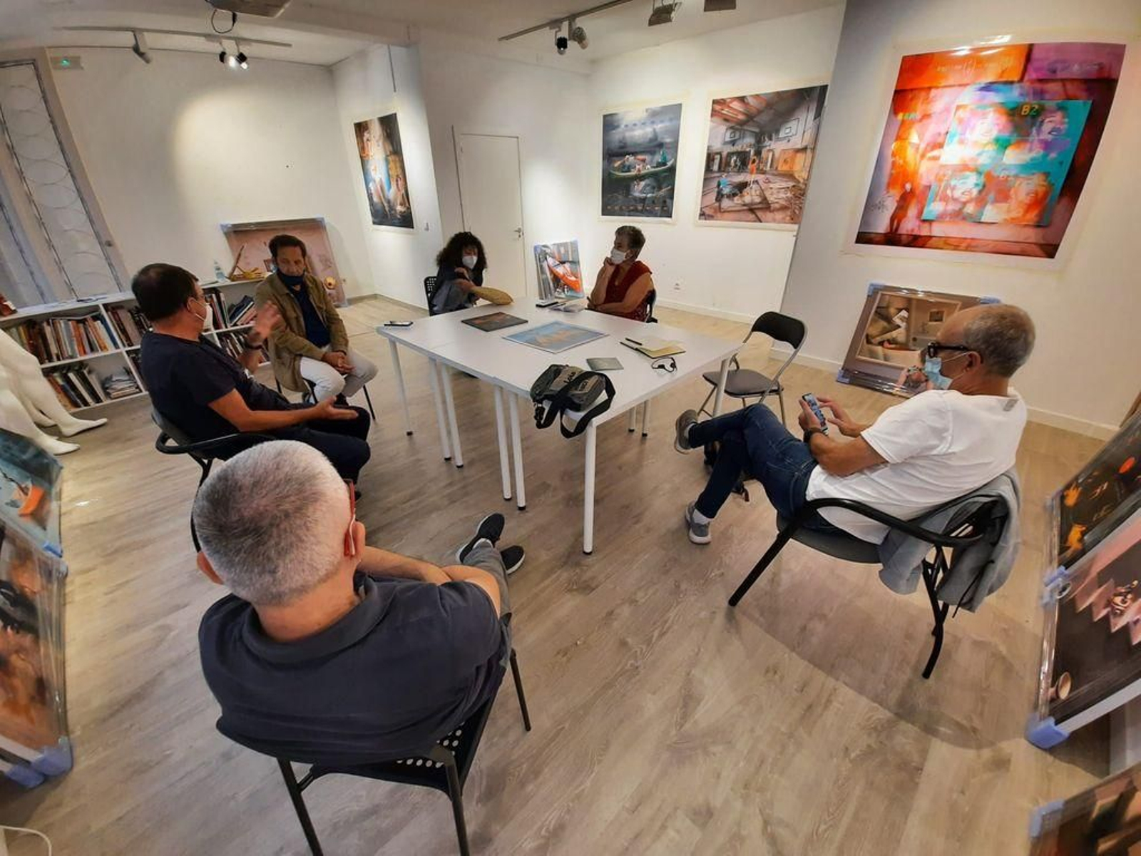 La reunión de la junta directiva del Ateneo en Cubo.