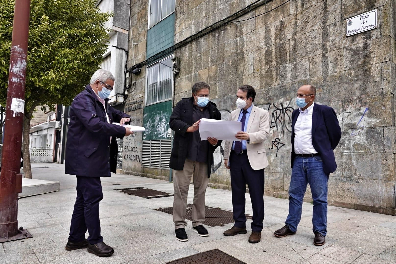 Abel Caballero presentó esta mañana el proyecto de la Biblioteca de Teis
