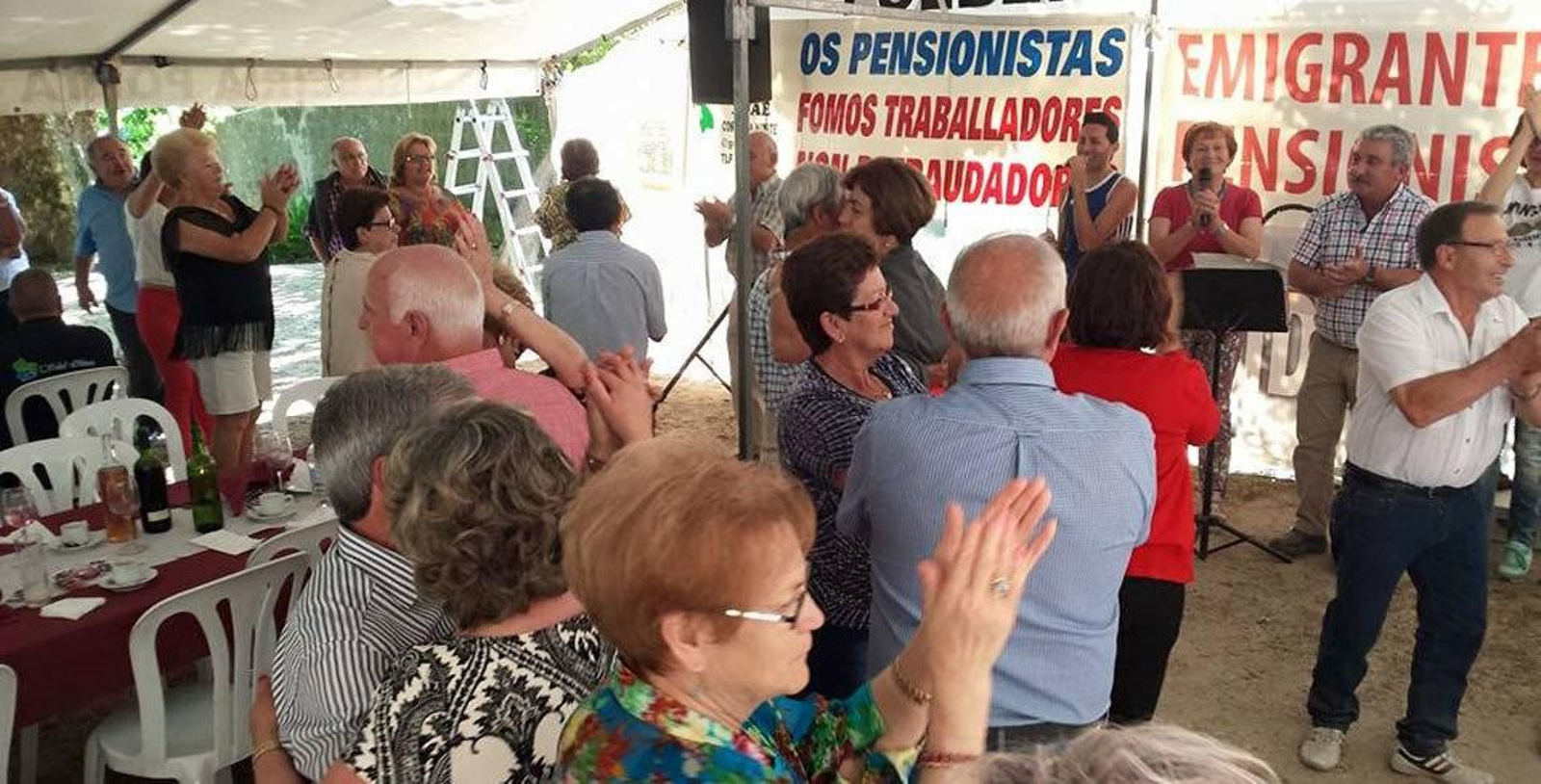 Un momento de la segunda Romería de Emigrantes Retornados, celebrada en Caldas.